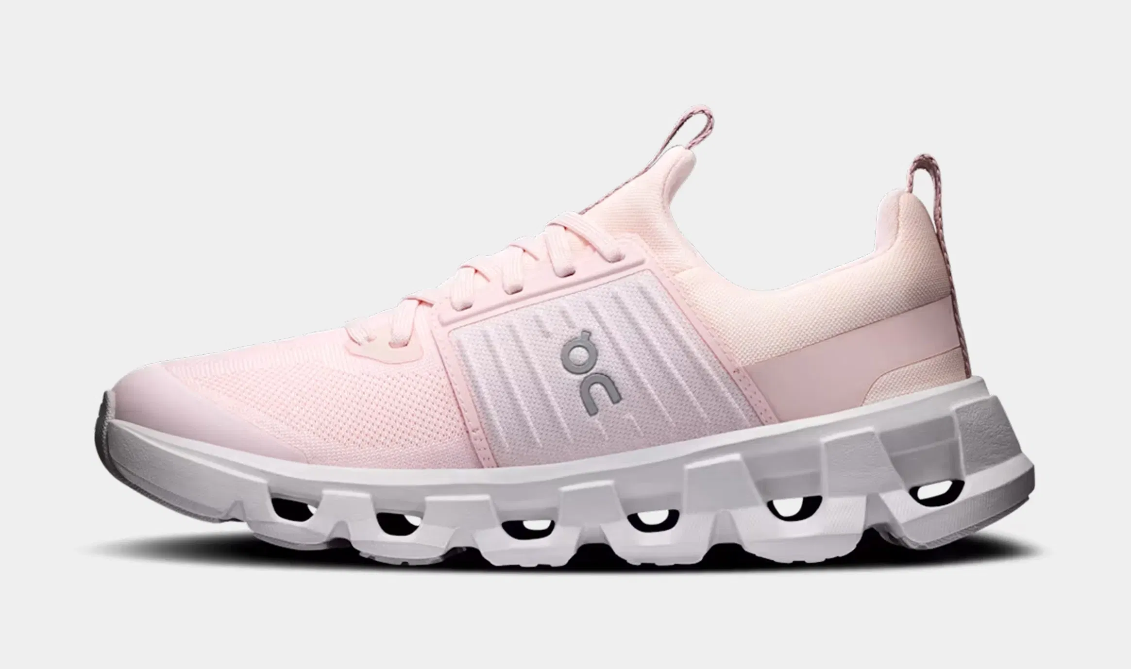 On Running Cloudswift Grade School Running Shoes (Salt/White)
