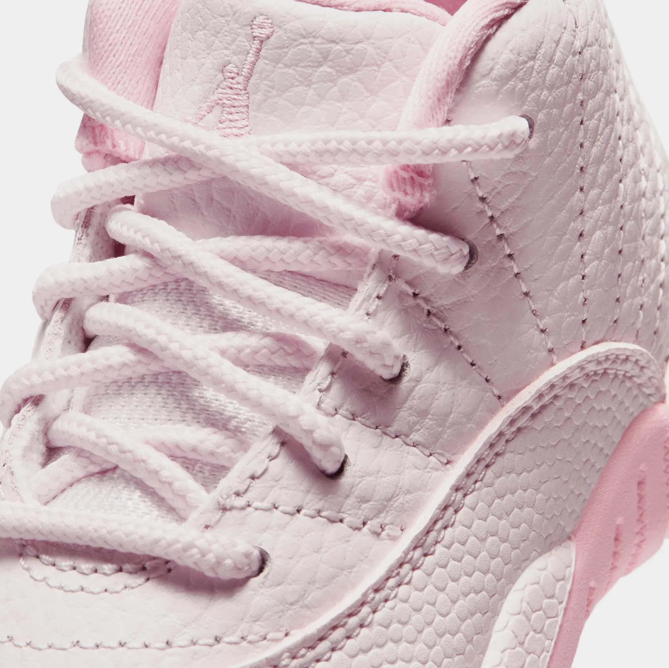Air Jordan 12 Retro Pearl Pink Infant Toddler Lifestyle Shoes (Pearl Pink/Medium Soft Pink)