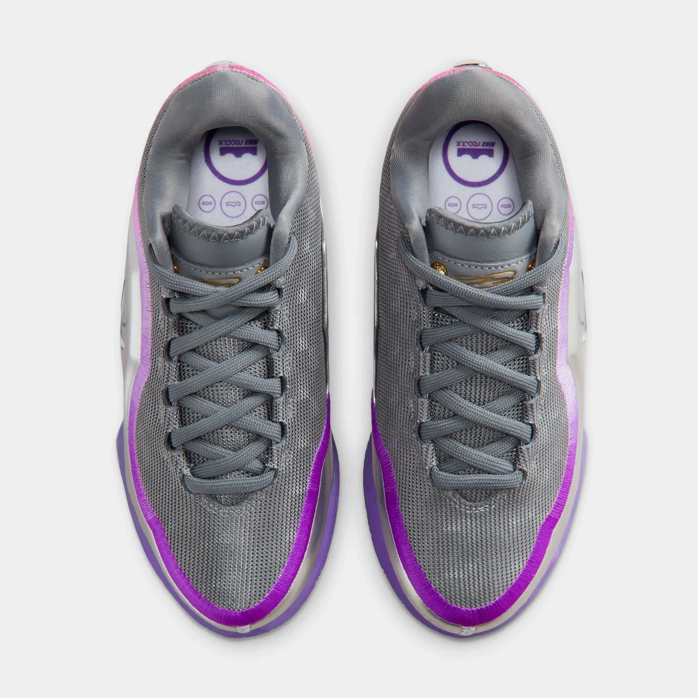 Nike Lebron XXIII Bubble Boy Grade School Basketball Shoes (Cool Grey/Black/Metallic Silver)