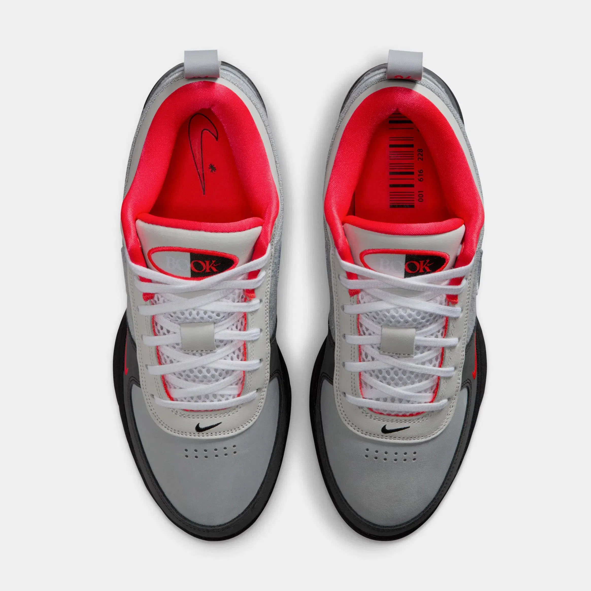 Nike Book 1 Air Max Solar Red Mens Basketball Shoes (Wolf Grey/Cool Grey/Photon Dust/Anthracite/White/Black)