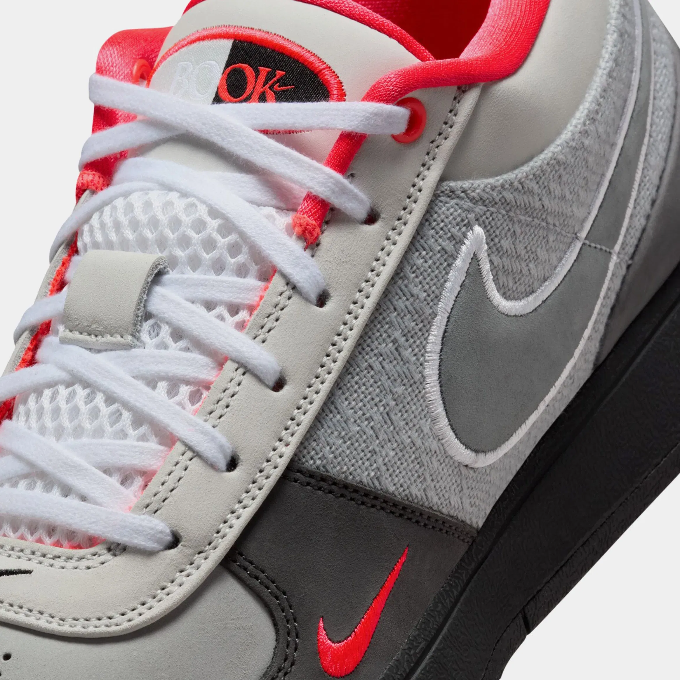Nike Book 1 Air Max Solar Red Mens Basketball Shoes (Wolf Grey/Cool Grey/Photon Dust/Anthracite/White/Black)