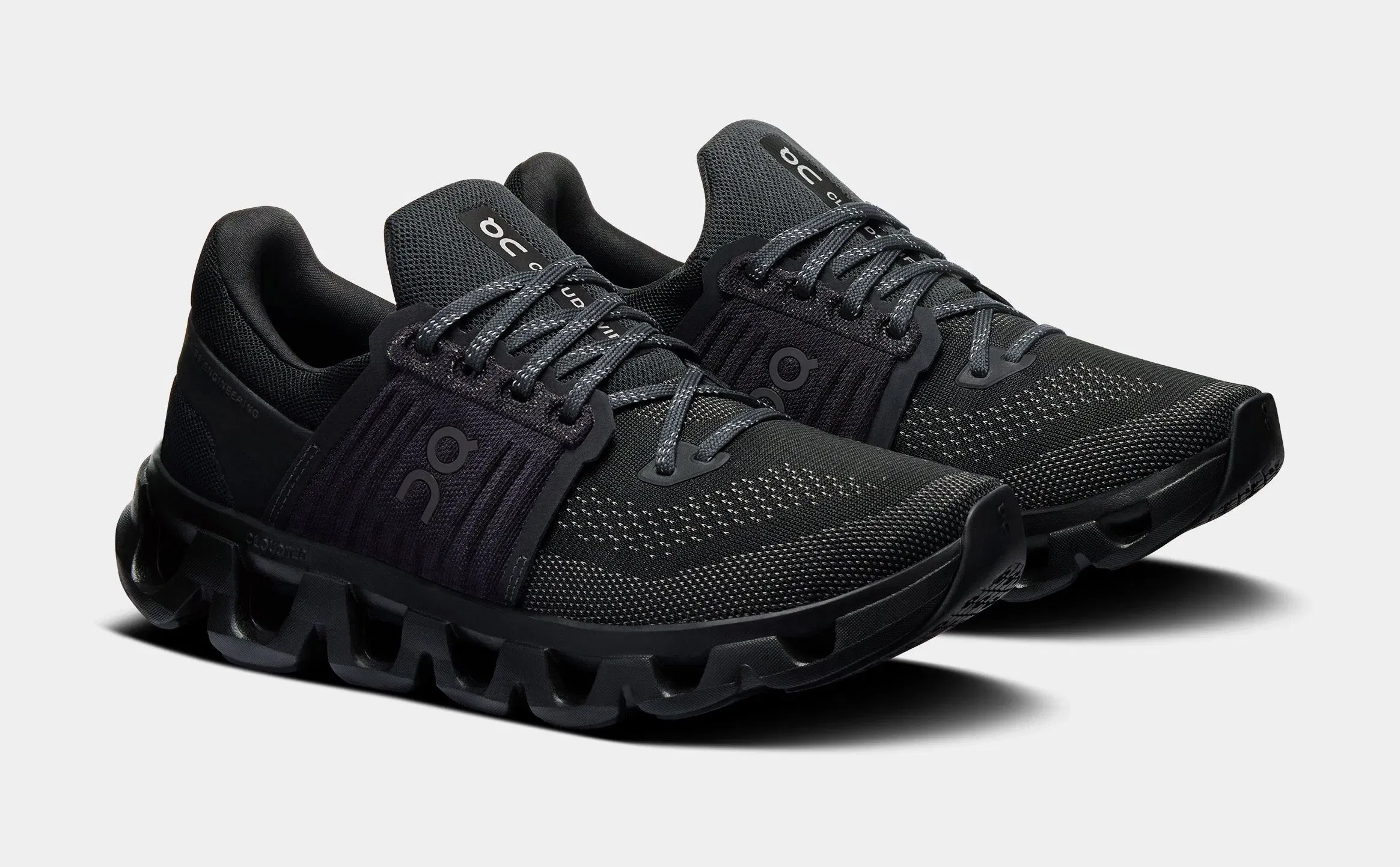 On Running Cloudswift 4 AD Womens Running Shoes (Black/Rock)