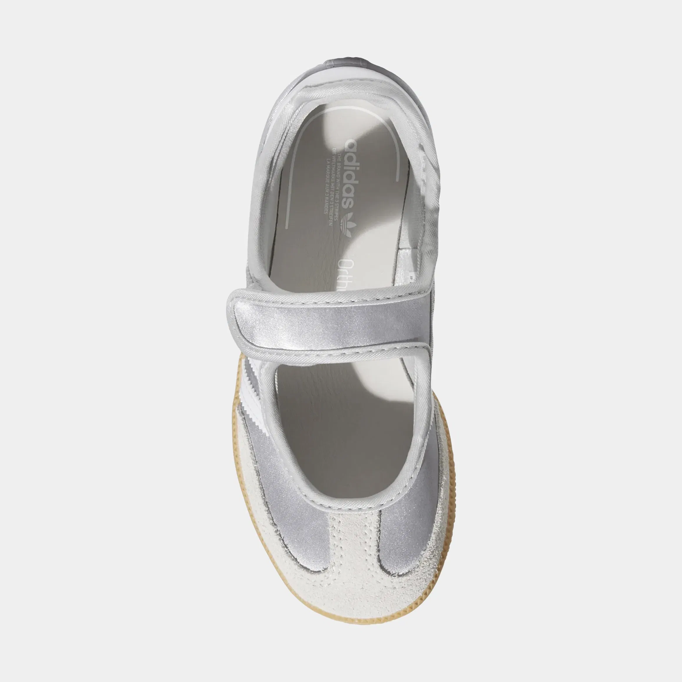 adidas Samba Jane Preschool Lifestyle Shoes (Metallic/Cloud White/Gum)