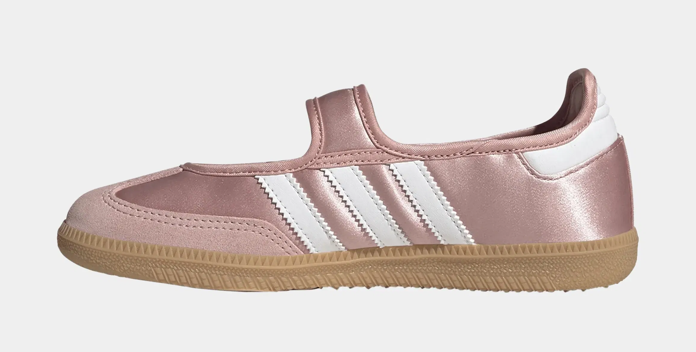 adidas Samba Jane Grade School Lifestyle Shoes (Wonder Mauve/Cloud White/Gum)