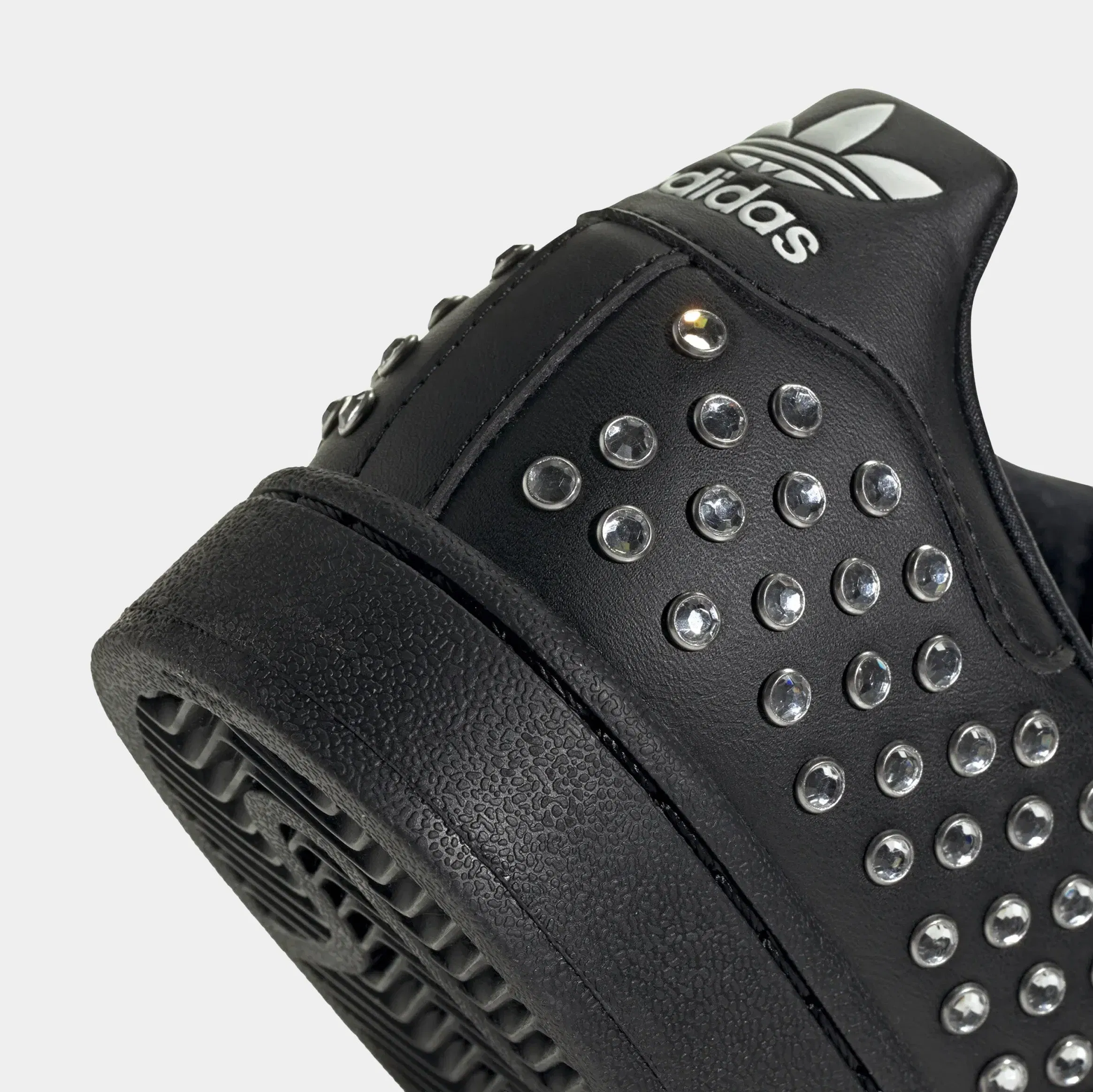 adidas Superstar II Studded Womens Lifestyle Shoes (Core Black/Zero Metalic/Core Black)