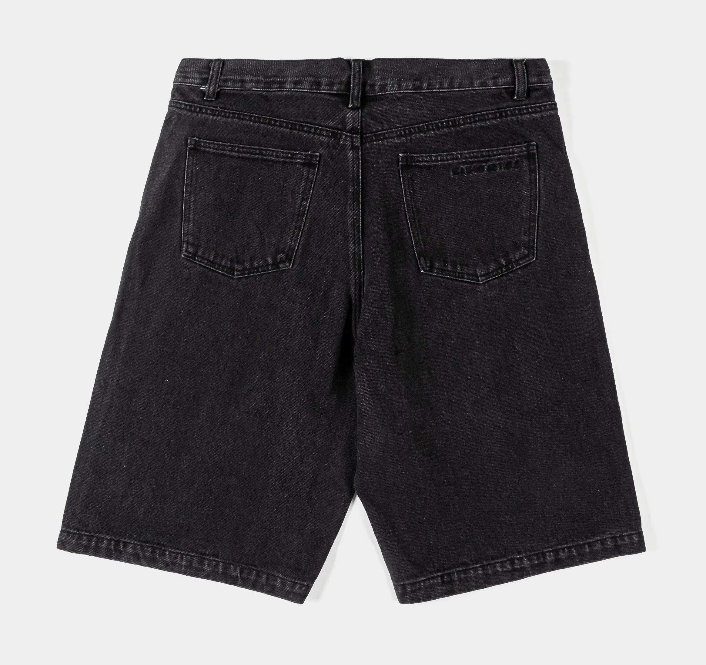 MAISON ARTICLE Fleir Denim Mens Shorts (Black/White)