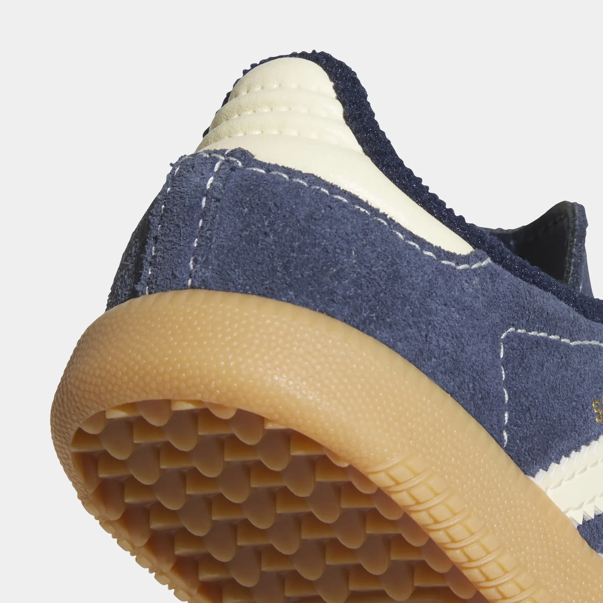 adidas Samba OG Elastic Lace Preschool Lifestyle Shoes (Night Indigo/Warm Vanilla/Gum)