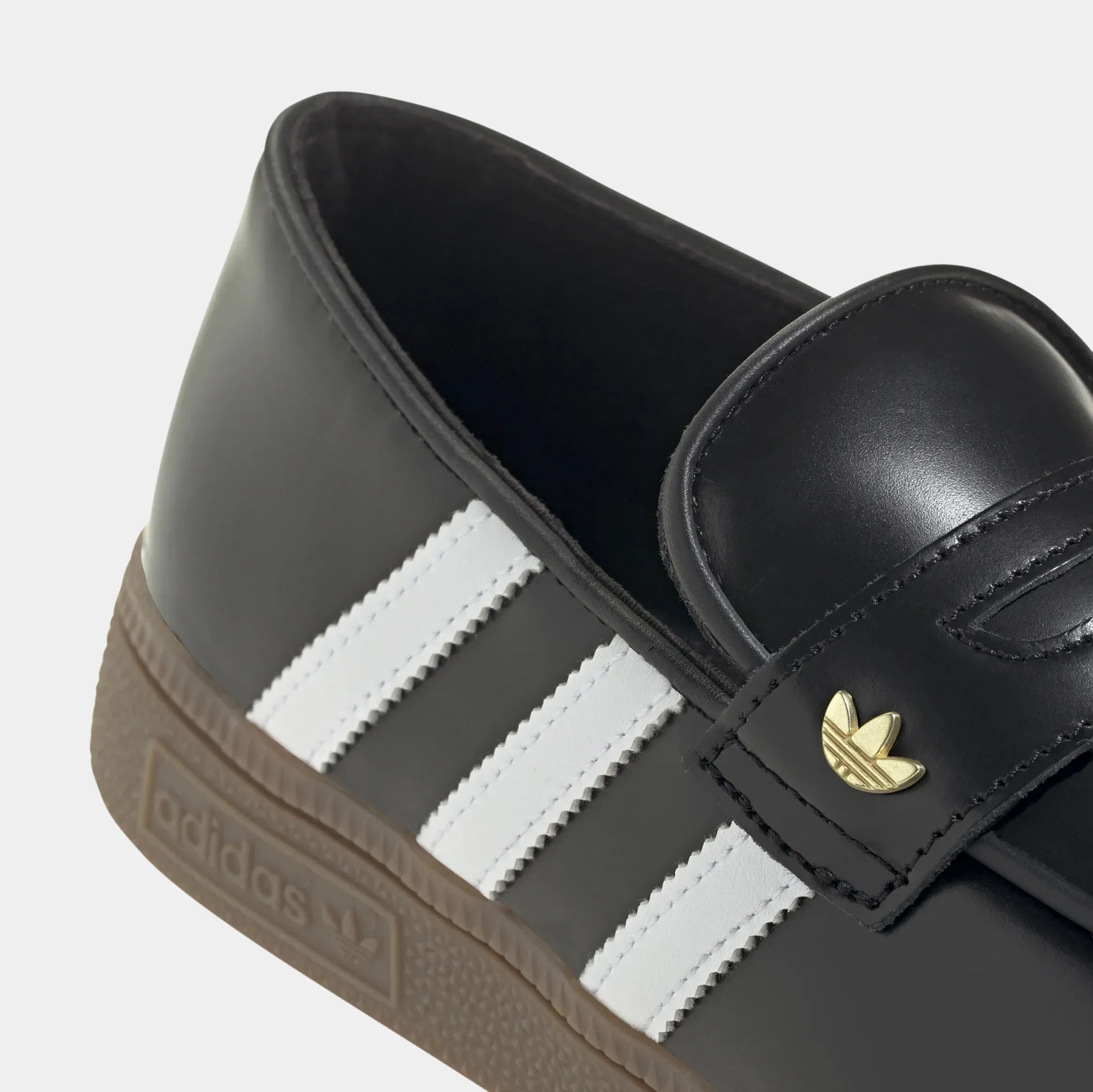 adidas Handball Spezial Loafer Womens Lifestyle Shoes (Core Black/Cloud White/Gum)