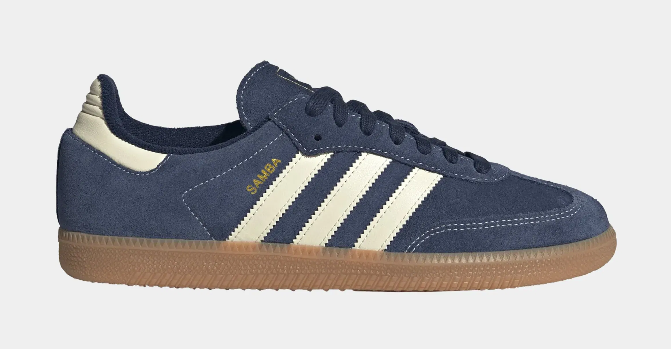 adidas Samba OG Mens Lifestyle Shoes (Night Indigo/Warm Vanilla/Gum)