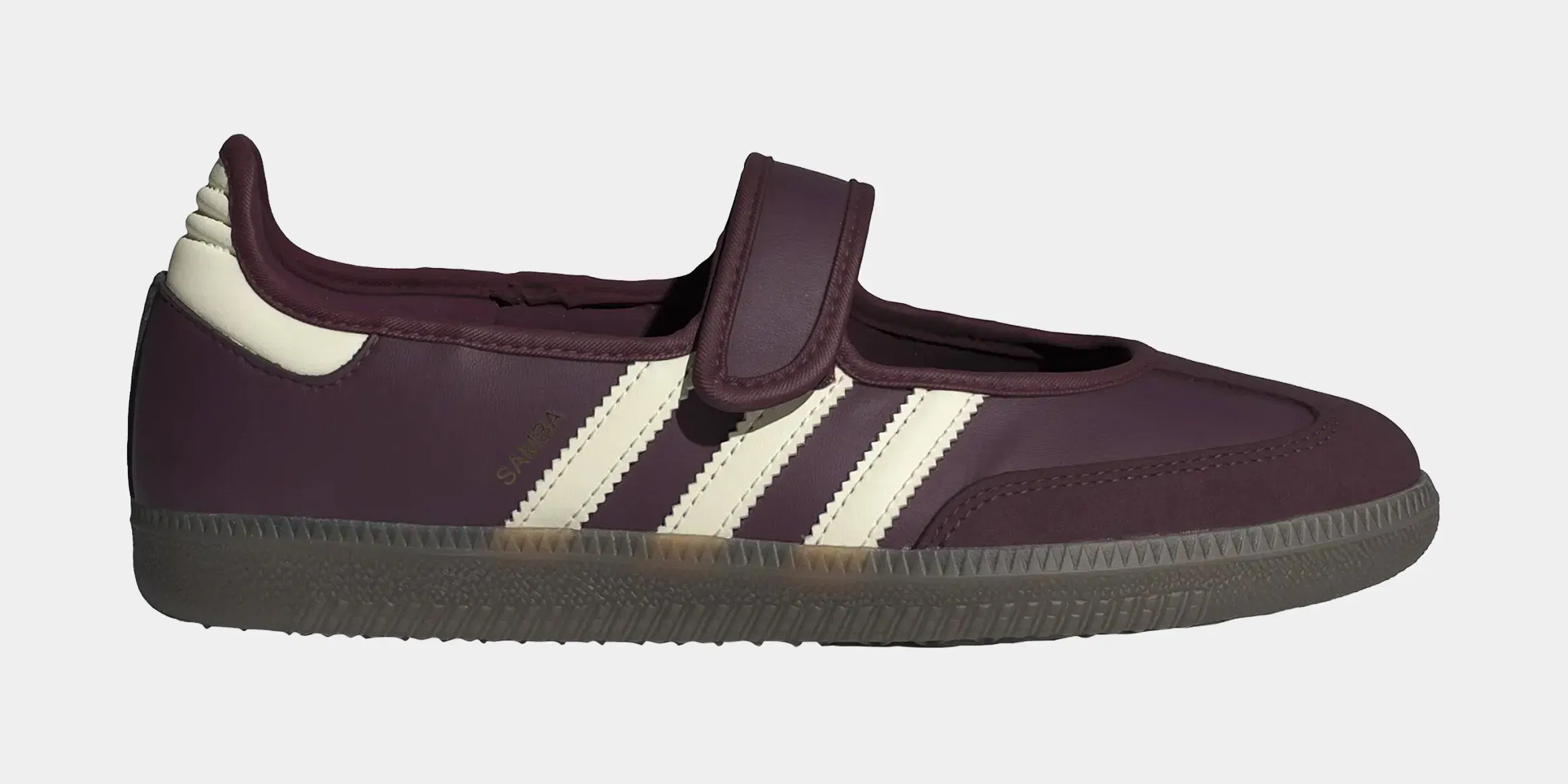 adidas Samba Jane Womens Lifestyle Shoes (Maroon/Cream White/Gold Metallic)