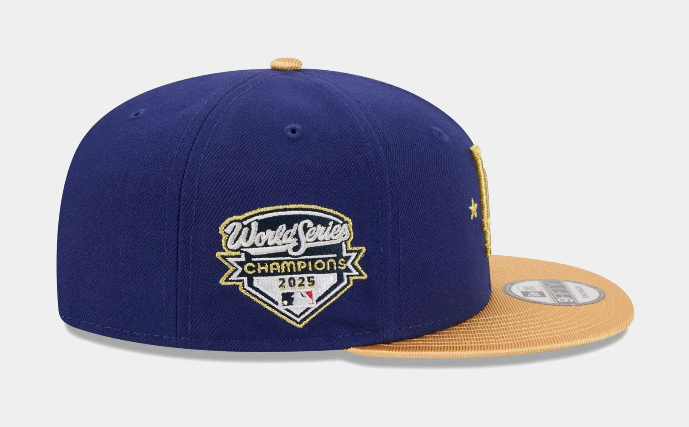 New Era MLB Los Angeles Dodgers Gold '26 9Fifty AF Snapback Mens Hat (Navy/Gold)