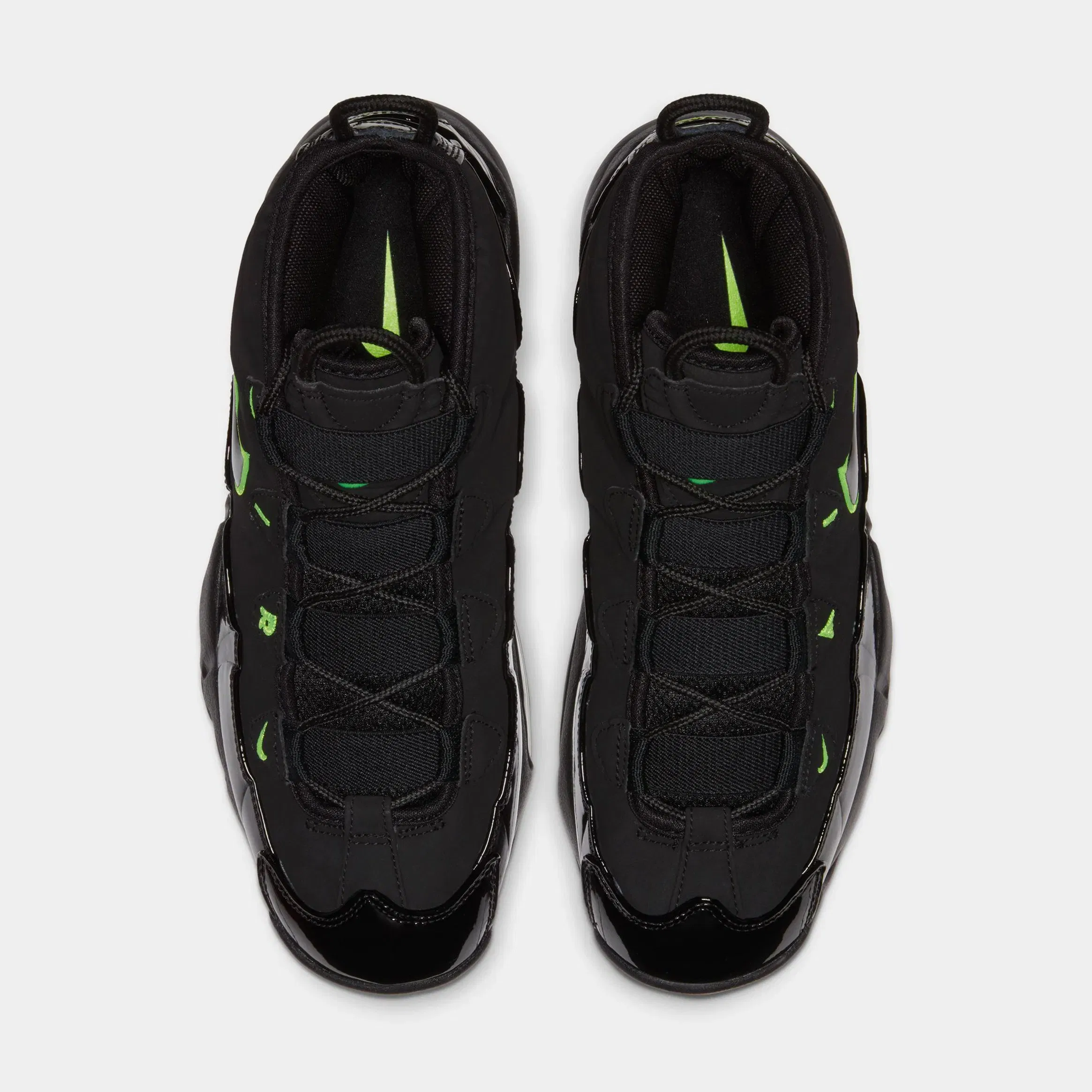 Nike Air Max Uptempo 95 Black Volt Mens Basketball Shoes (Black/Volt)
