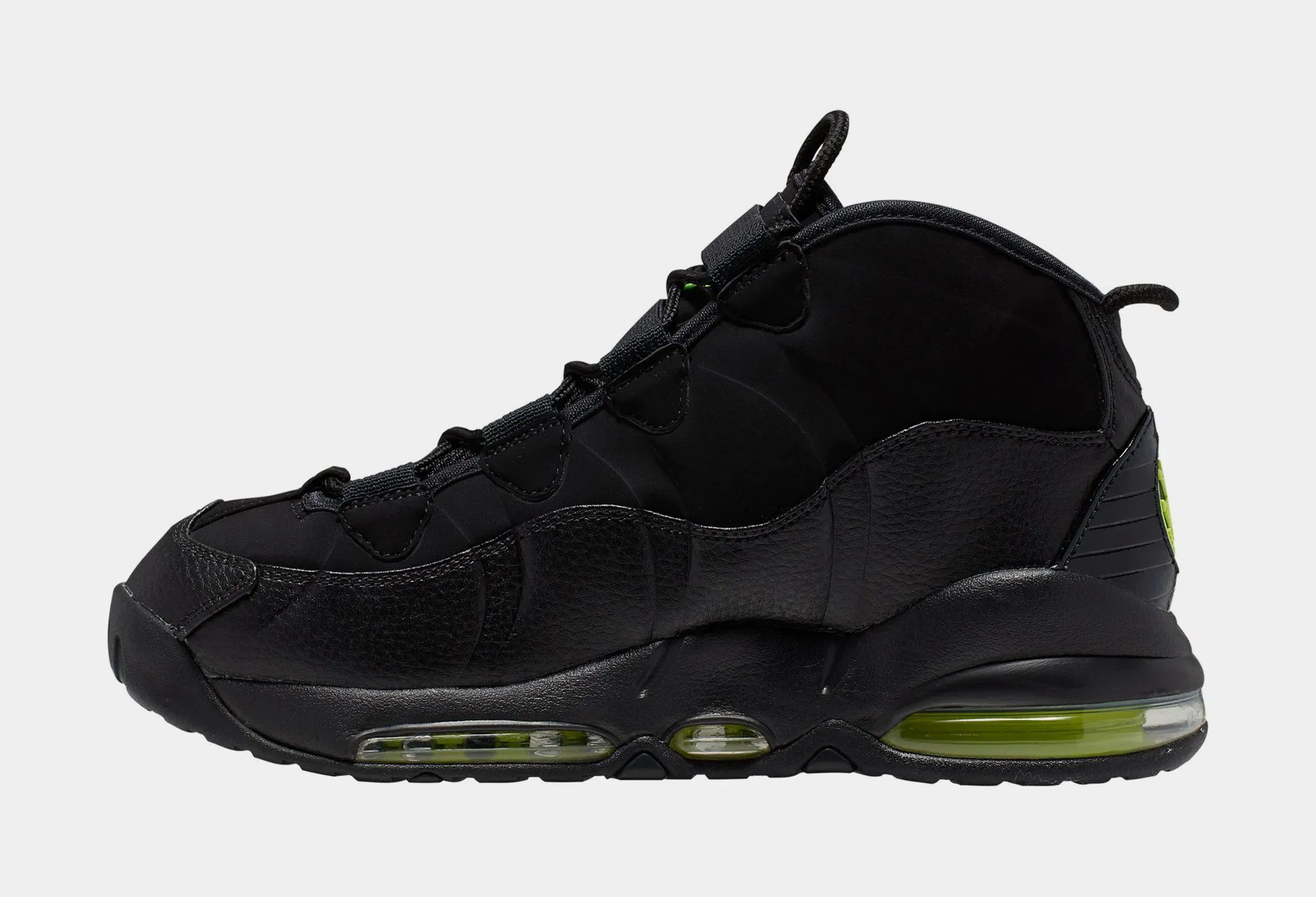 Nike Air Max Uptempo 95 Black Volt Mens Basketball Shoes (Black/Volt)
