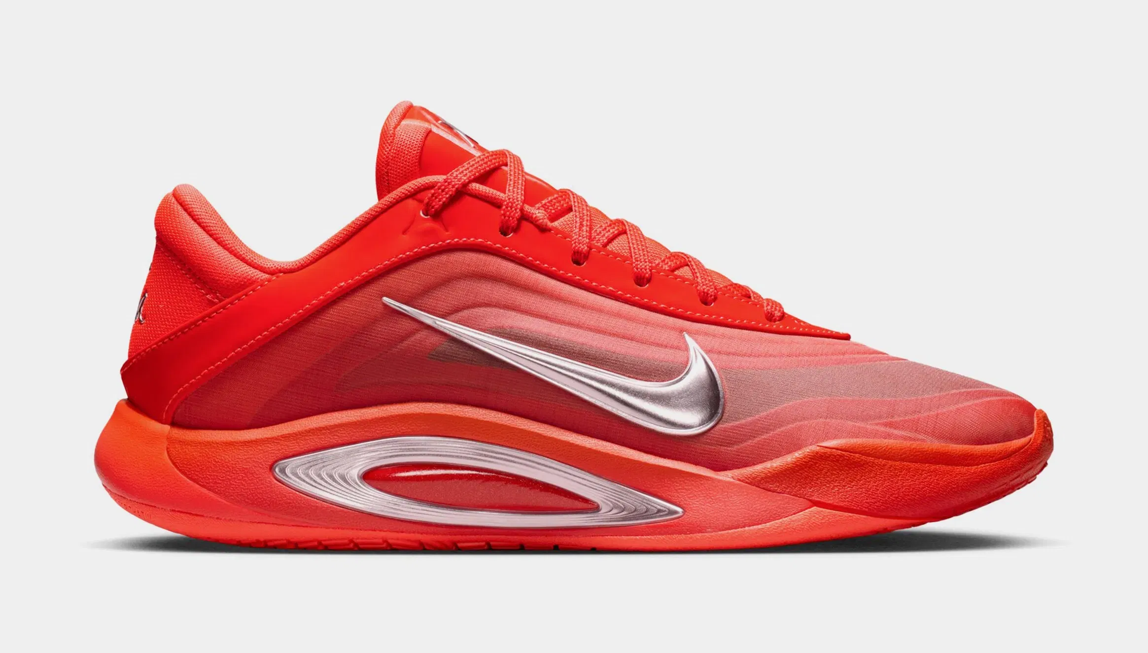 Nike A'One Royal Flame Womens Basketball Shoes (Bright Crimson/Pink Foam/Light Crimson)