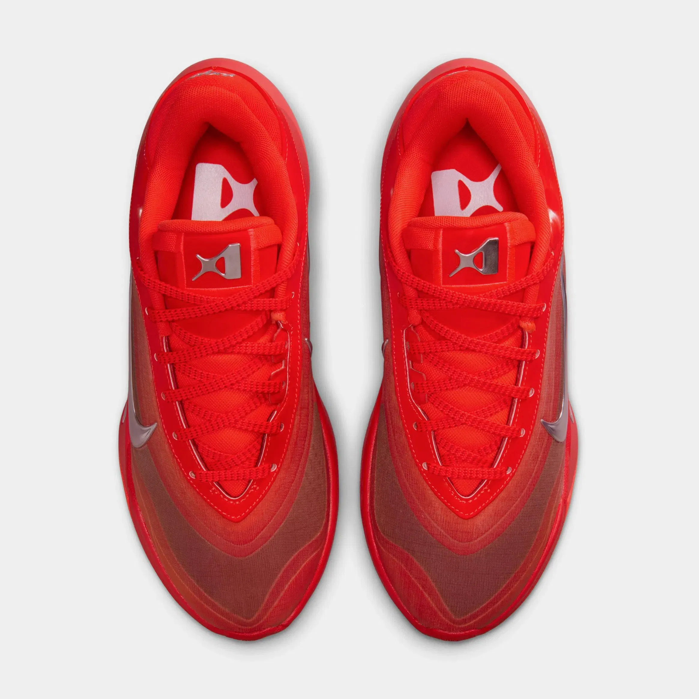 Nike A'One Royal Flame Womens Basketball Shoes (Bright Crimson/Pink Foam/Light Crimson)