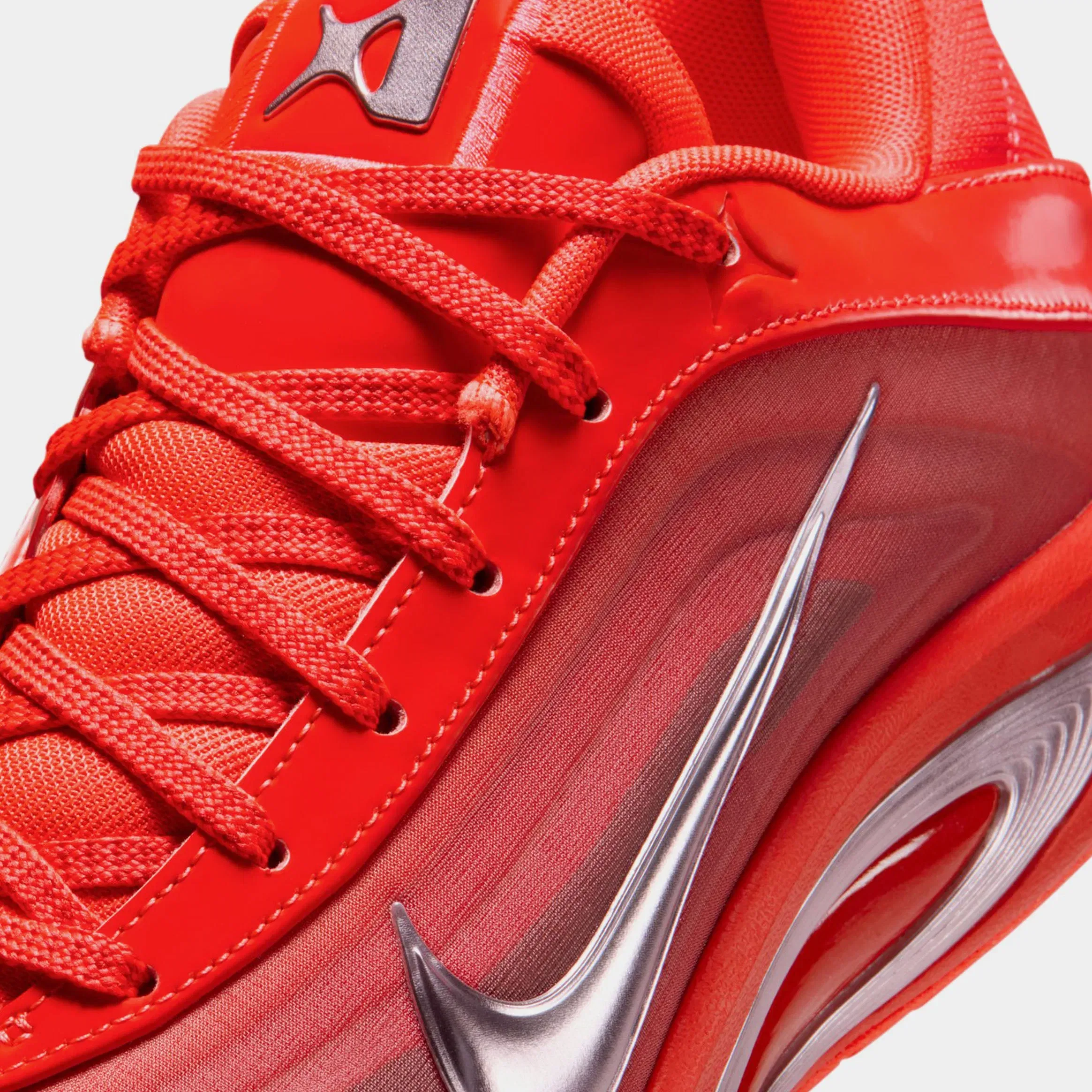 Nike A'One Royal Flame Womens Basketball Shoes (Bright Crimson/Pink Foam/Light Crimson)