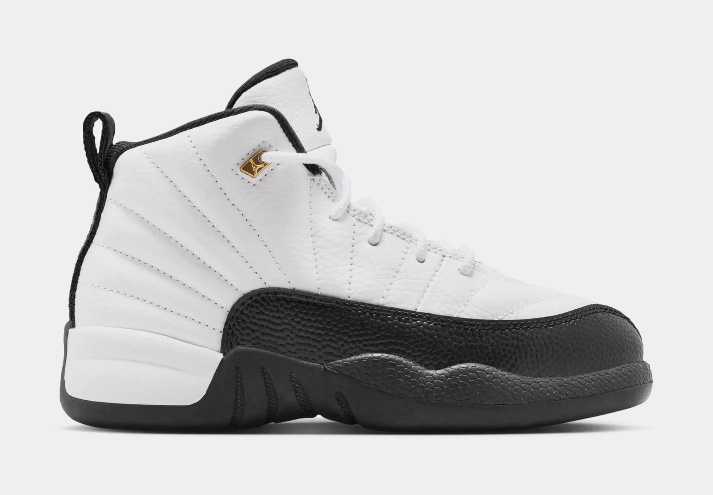Air Jordan 12 Retro Taxi Preschool Lifestyle Shoes (White/Black/Taxi)