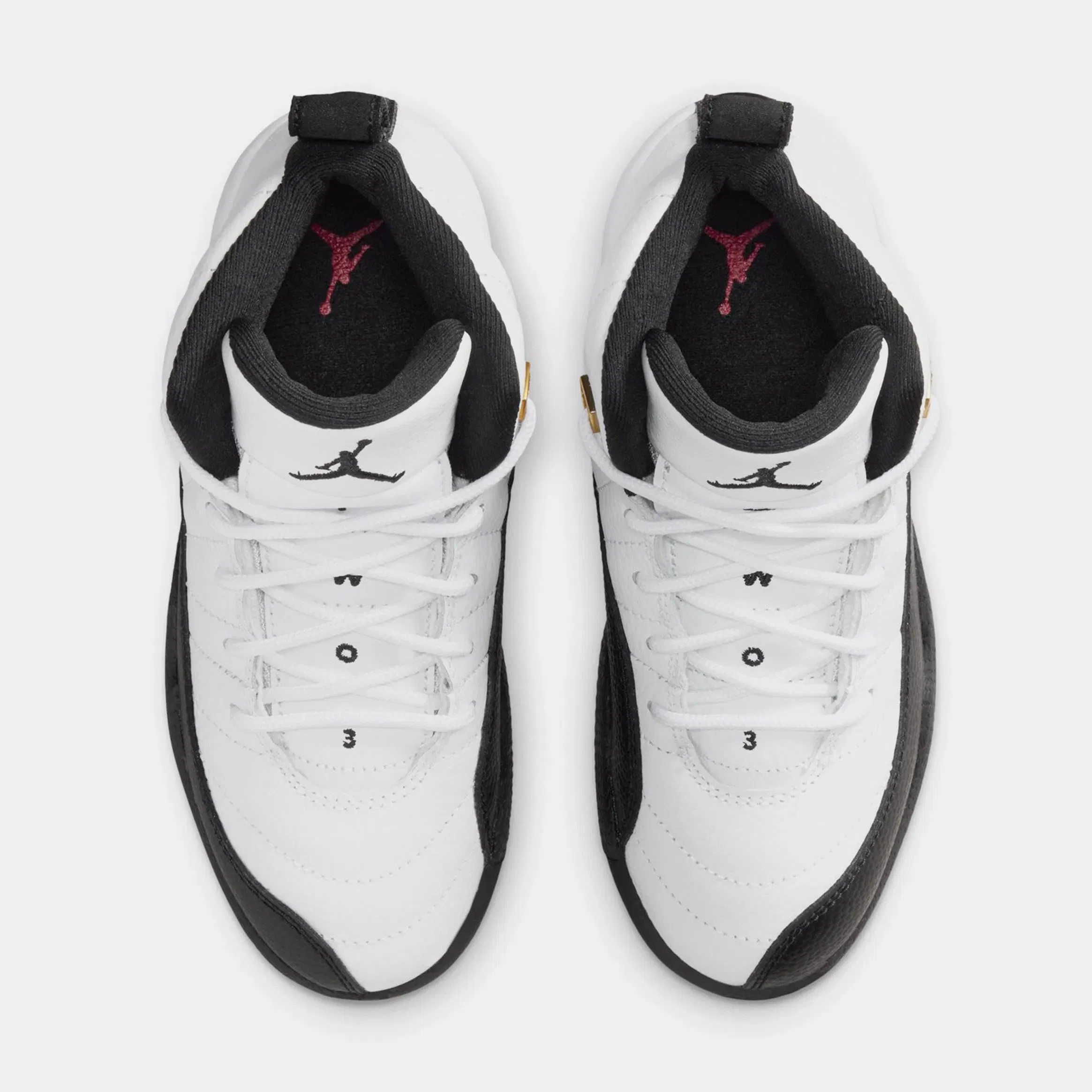Air Jordan 12 Retro Taxi Preschool Lifestyle Shoes (White/Black/Taxi)