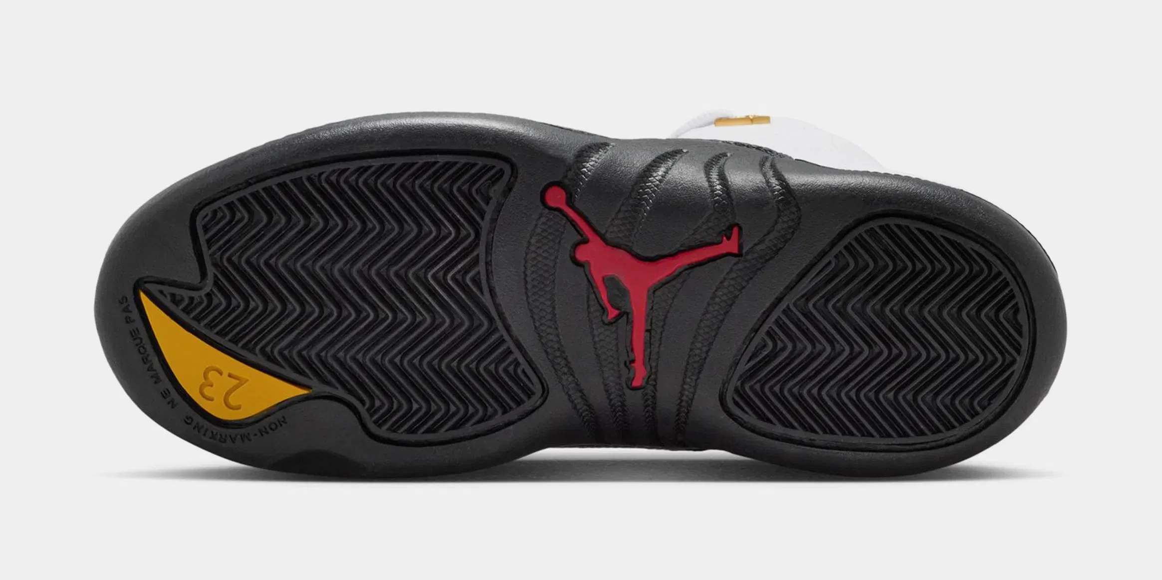 Air Jordan 12 Retro Taxi Preschool Lifestyle Shoes (White/Black/Taxi)