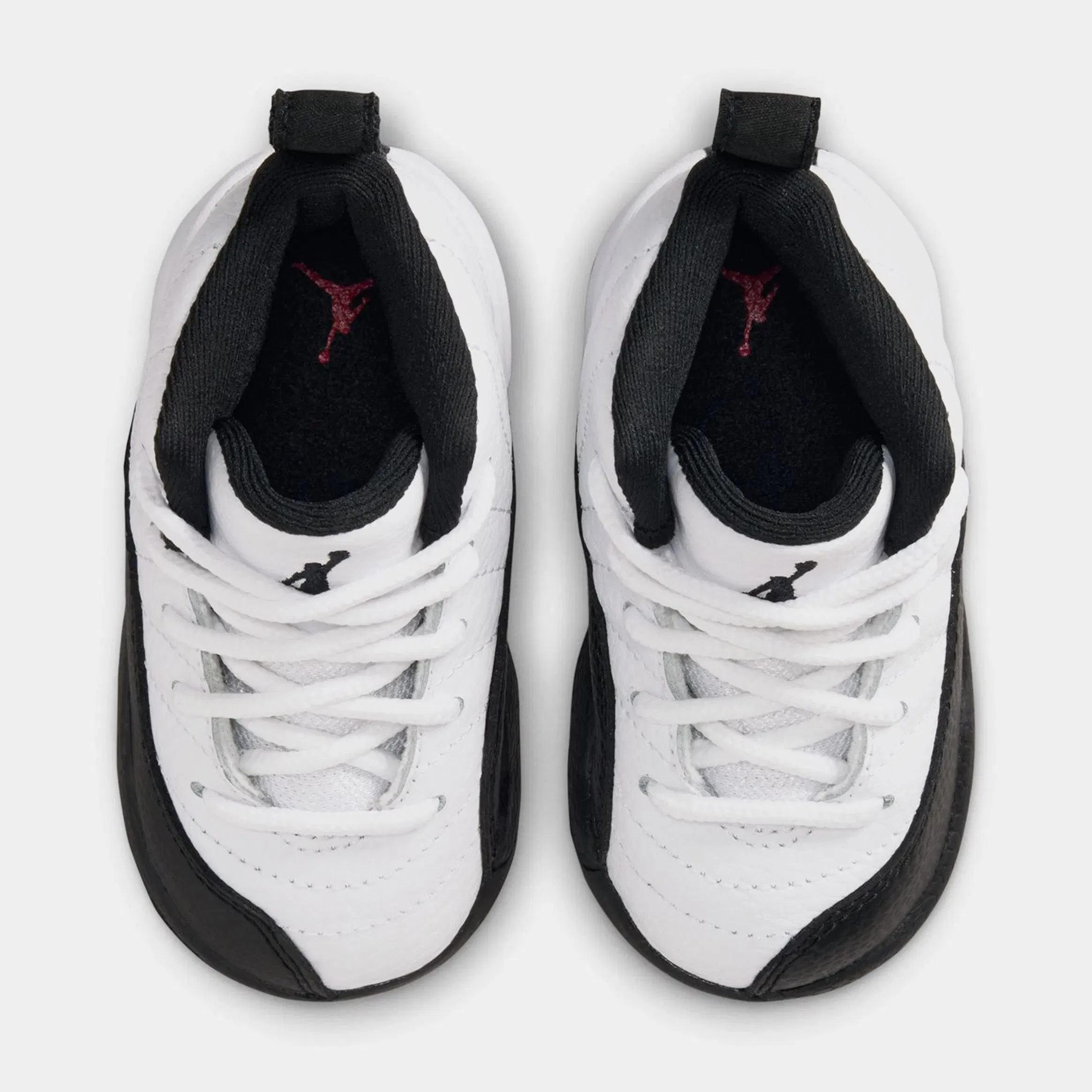 Air Jordan 12 Retro Taxi Infant Toddler Lifestyle Shoes (White/Black/Taxi)