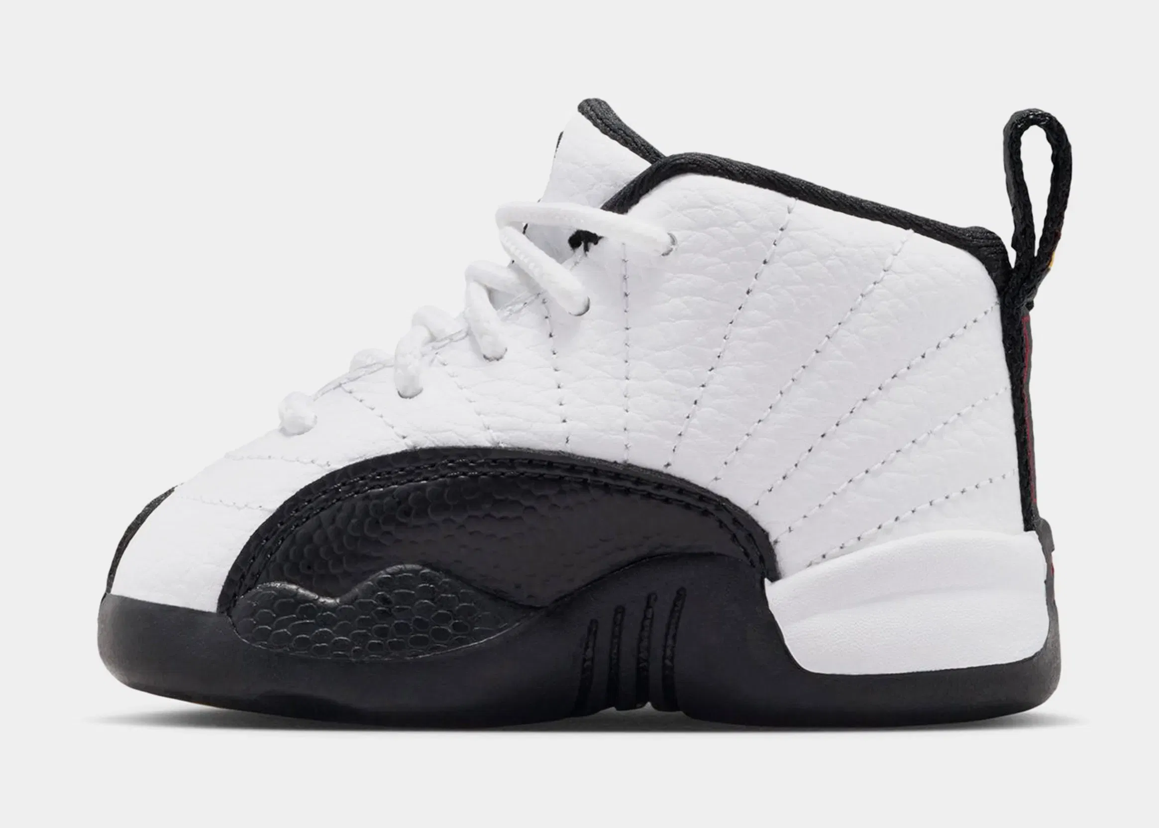 Air Jordan 12 Retro Taxi Infant Toddler Lifestyle Shoes (White/Black/Taxi)