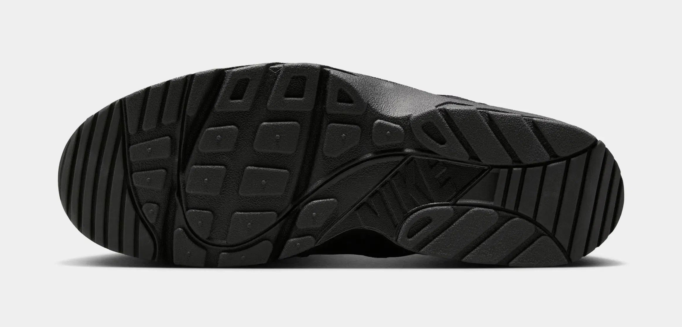Nike Air Trainer Huarache Mens Basketball Shoes (Black/Black)