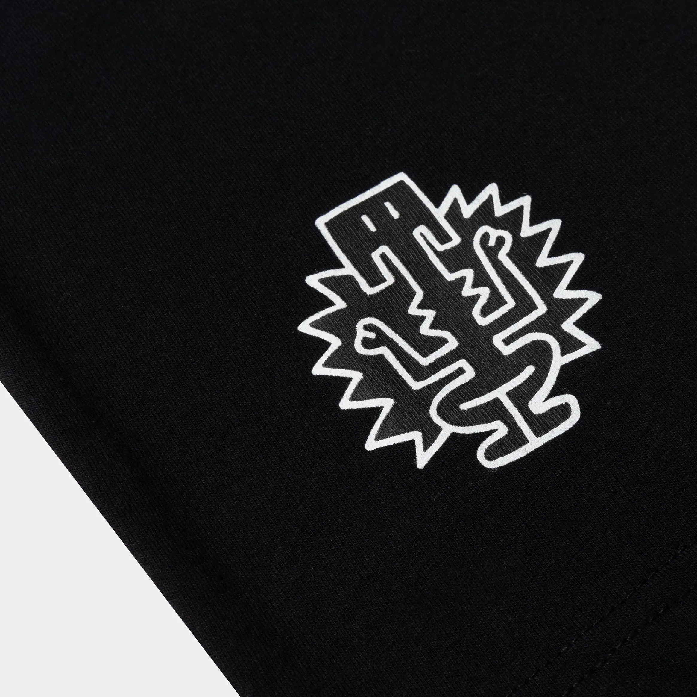 KEITH HARING X SP SP x Keith Haring Snake Pyramid Mens Short Sleeve Shirt (Black/White)