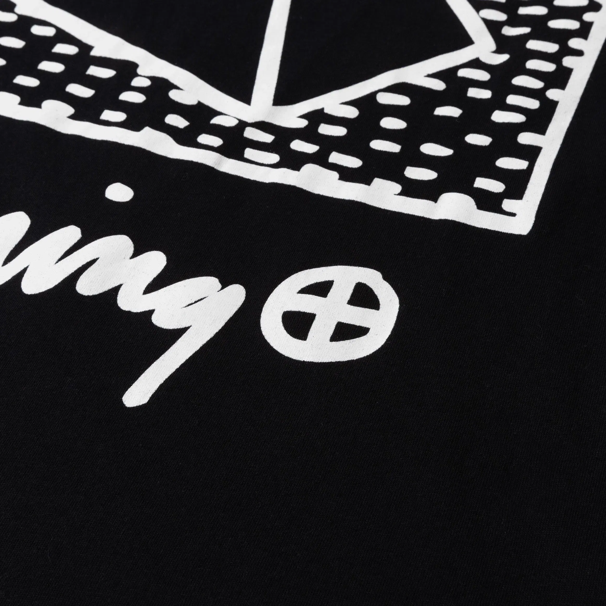 KEITH HARING X SP SP x Keith Haring Snake Pyramid Mens Short Sleeve Shirt (Black/White)