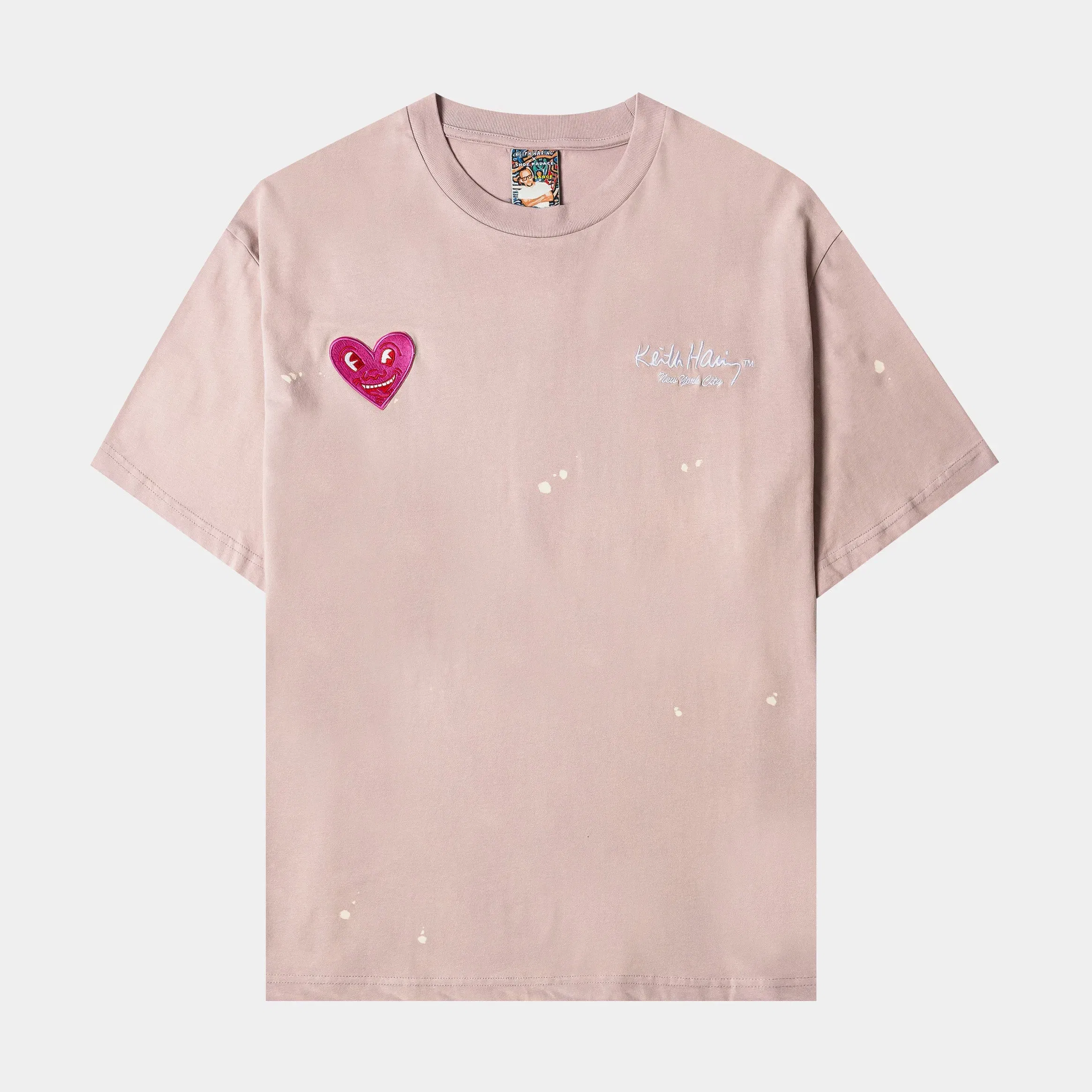 KEITH HARING X SP SP x Keith Haring Skyline Mens Short Sleeve Shirt (Pink/Black)
