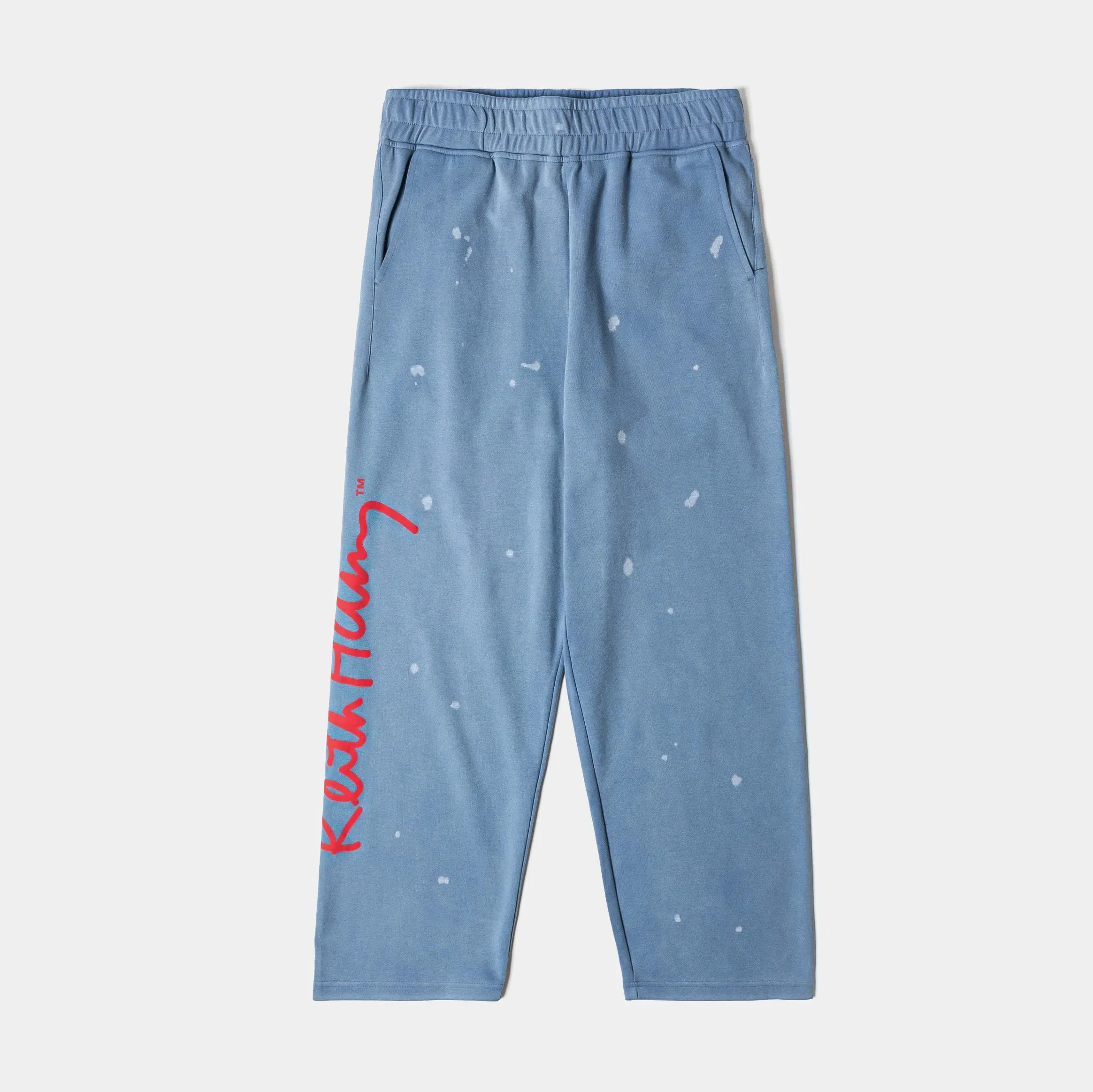 KEITH HARING X SP SP x Keith Haring Paint Splatter Straight Mens Pants (Blue/Red)