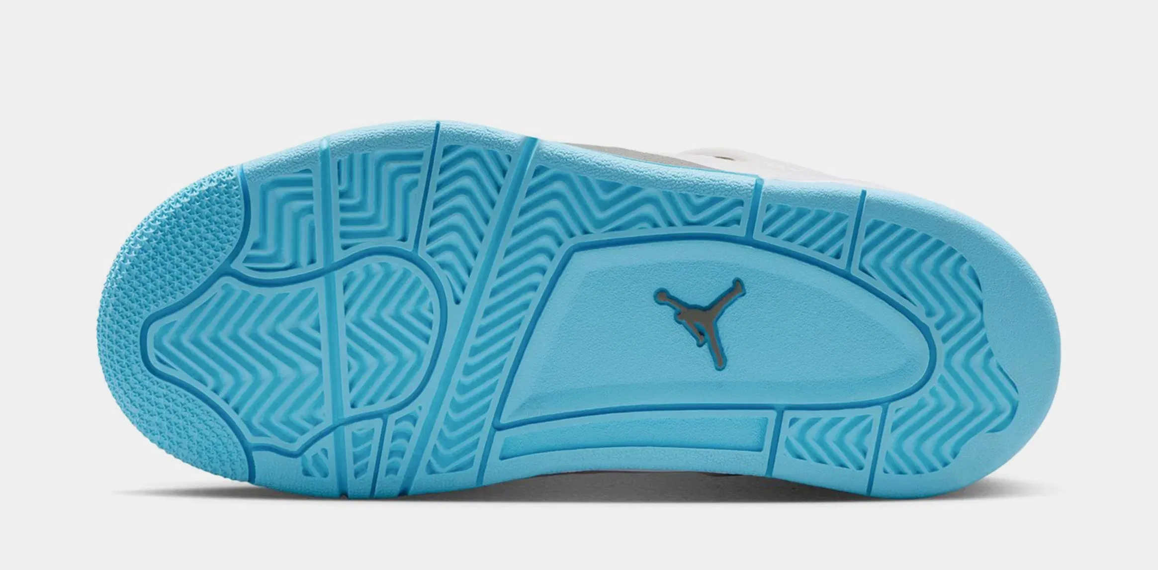 Air Jordan 4 Retro Blue Chill Preschool Lifestyle Shoes (Photon Dust/Blue Chill/Flat Pewter/White)