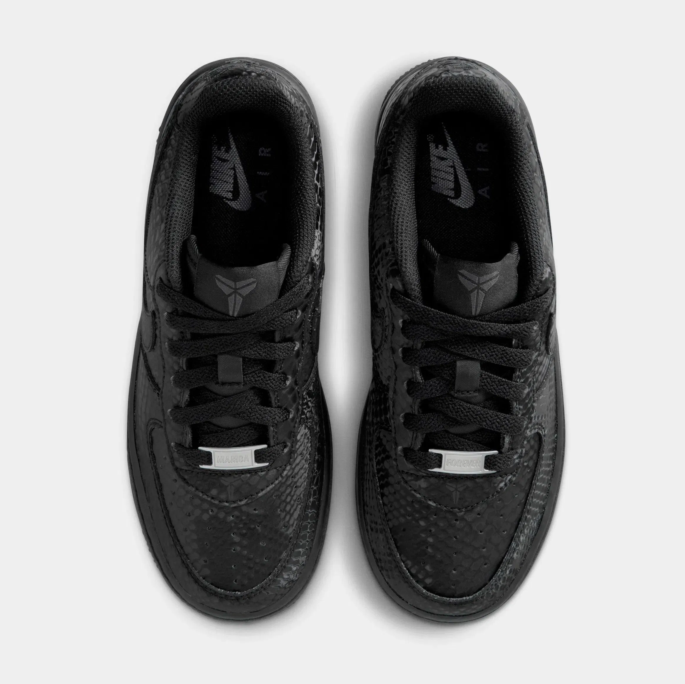 Nike Kobe Air Force 1 Low Grade School Lifestyle Shoes (Black)