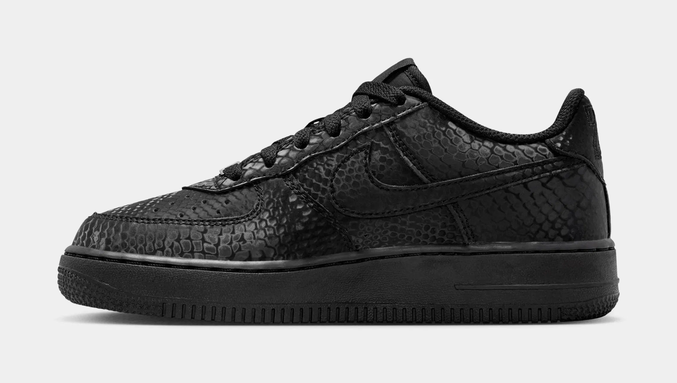 Nike Kobe Air Force 1 Low Grade School Lifestyle Shoes (Black)