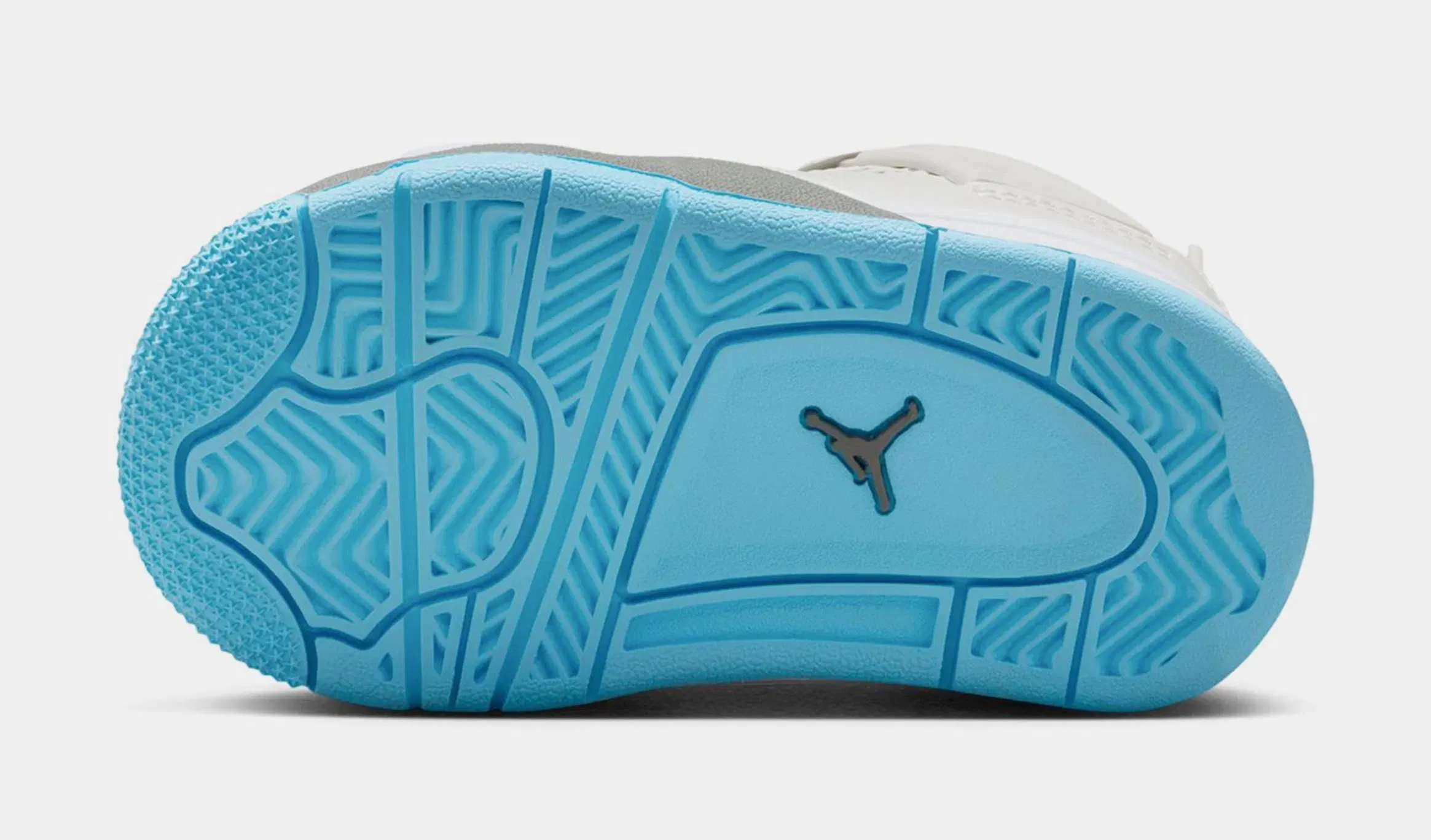 Air Jordan 4 Retro Blue Chill Infant Toddler Lifestyle Shoes (Photon Dust/Blue Chill/Flat Pewter/White)