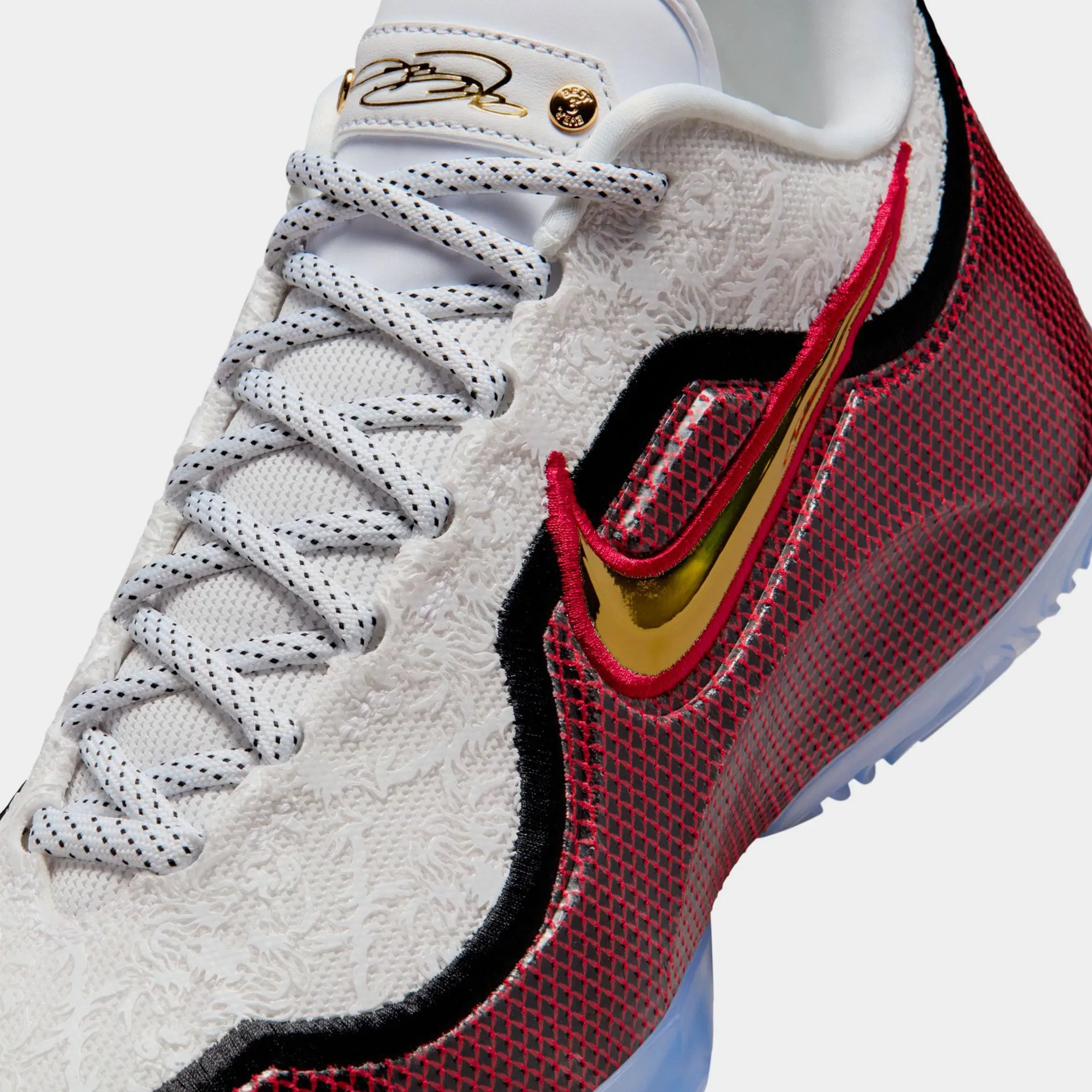Nike LeBron XXIII Grand Opening Mens Basketball Shoes (White/Metallic Gold/University Red/Black)