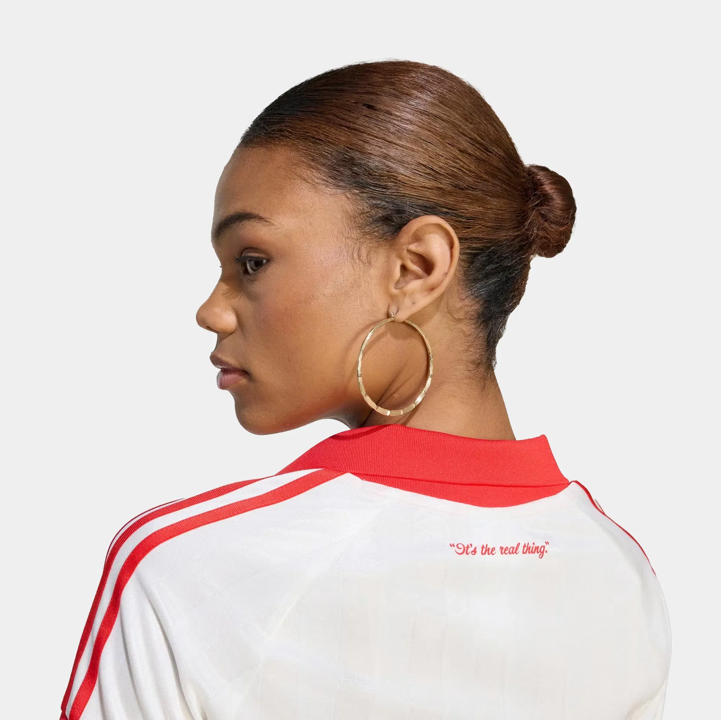 adidas Coca Cola Cropped Womens Jersey (Core White)