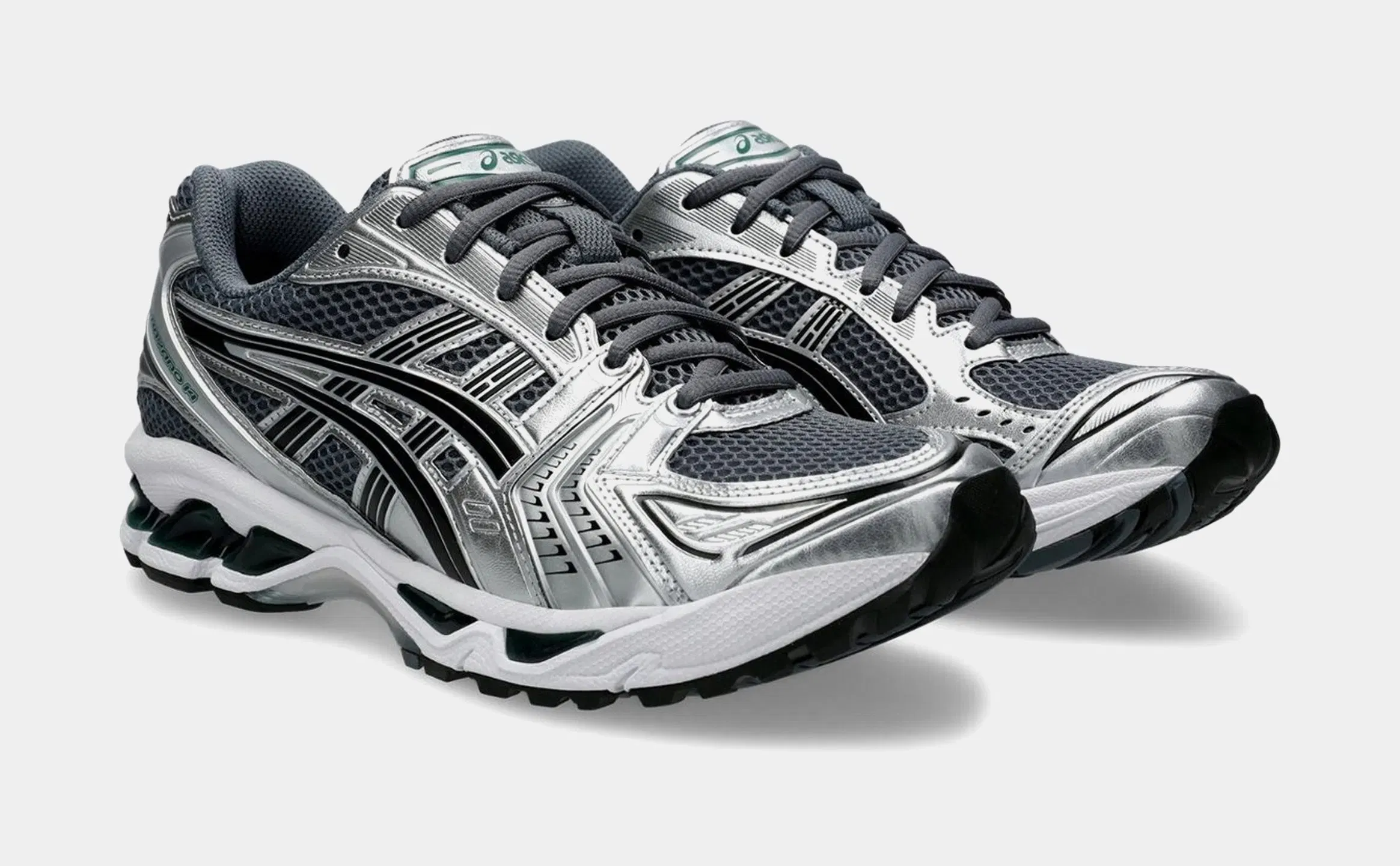 ASICS Gel Kayano 14 Mens Running Shoes (Metropolis/Jasper Green)