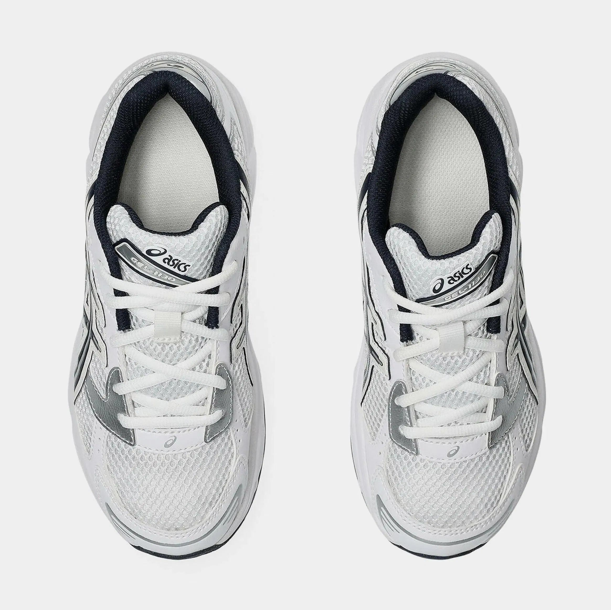 ASICS Gel 1130 Preschool Running Shoes (White/Navy)