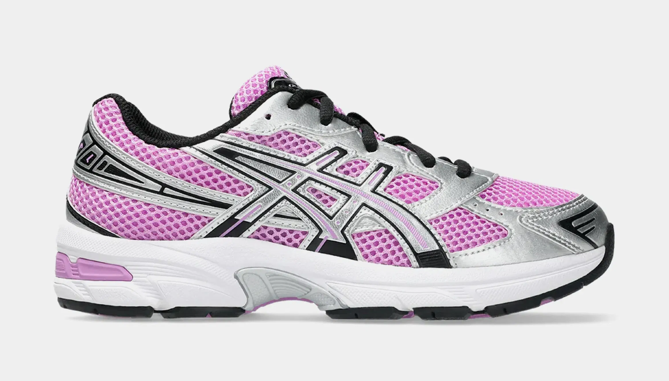 ASICS Gel 1130 Grade School Running Shoes (Lavender Glow/Pure Silver)