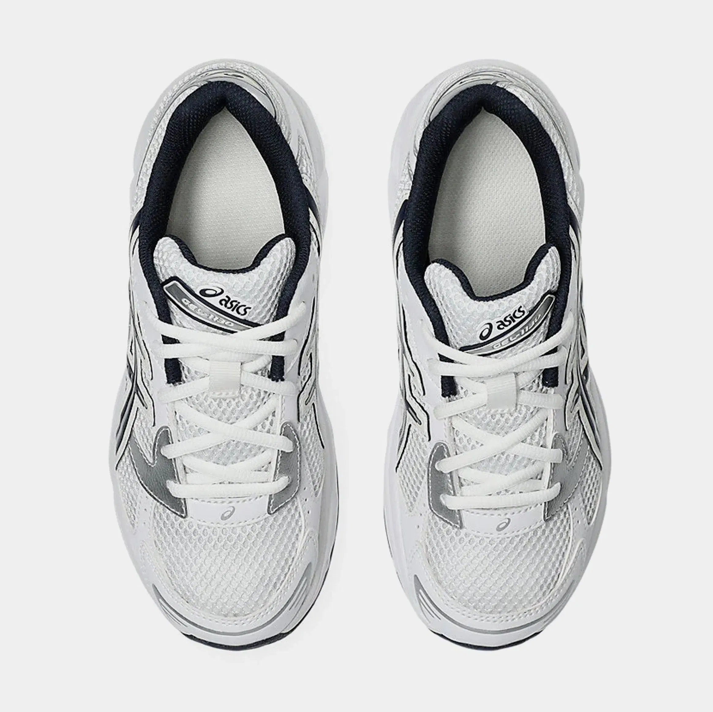 ASICS Gel 1130 Grade School Running Shoes (White/Midnight)
