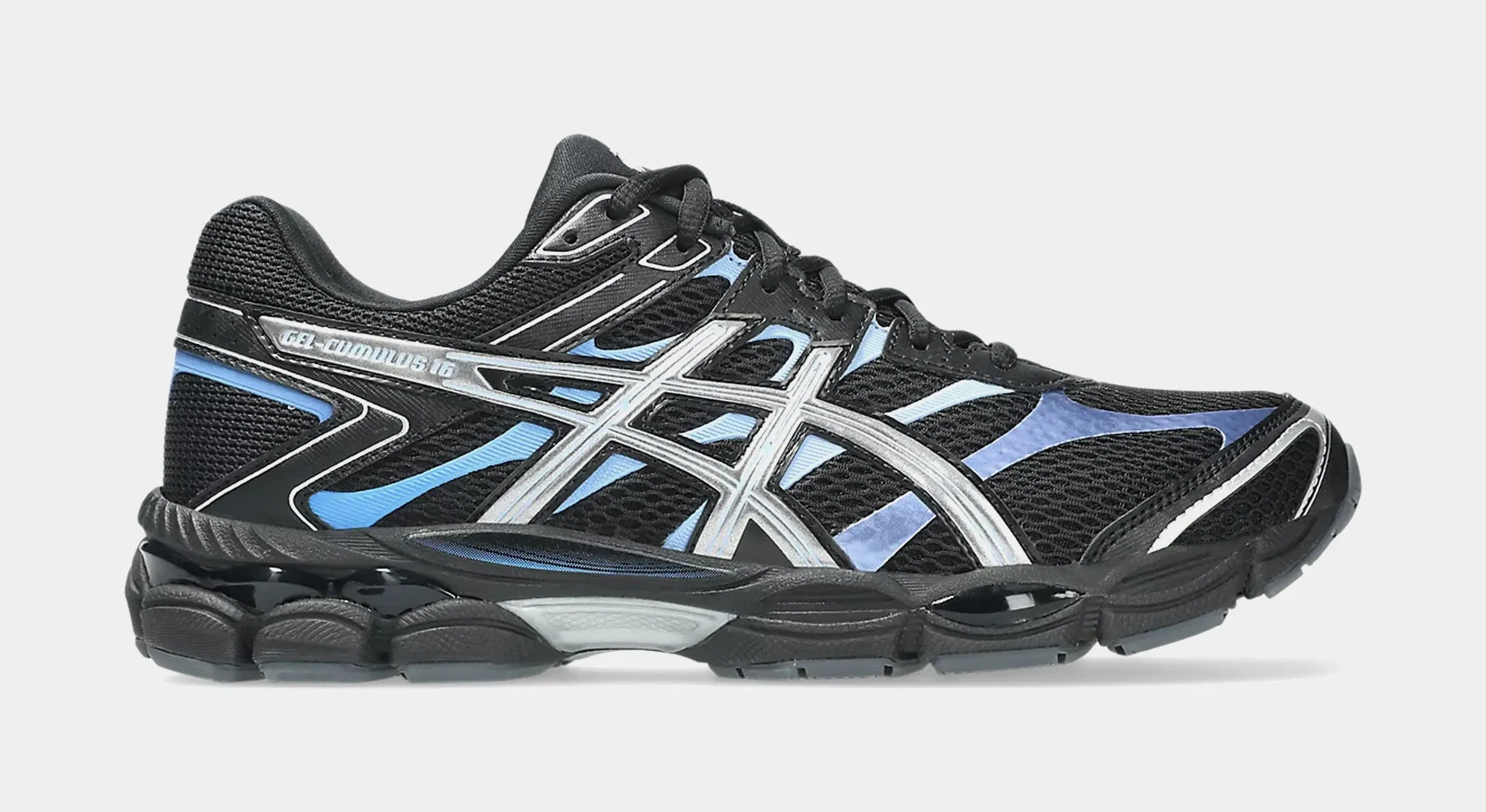 ASICS Gel Cumulus 16 Mens Running Shoes (Black/Pure Silver)