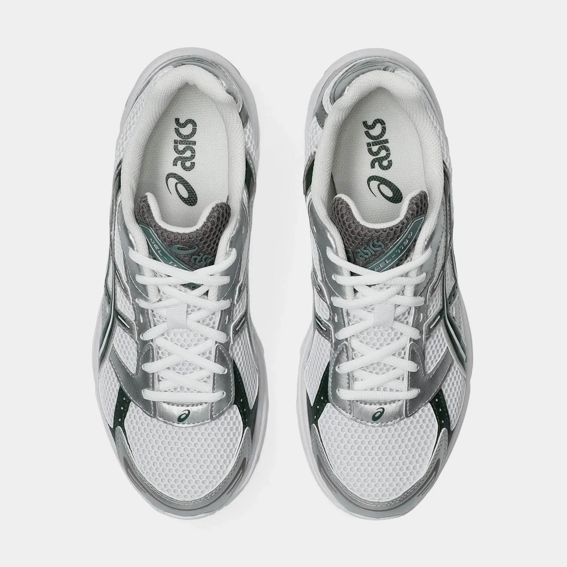 ASICS Gel 1130 Mens Running Shoes (White/Forest Night)