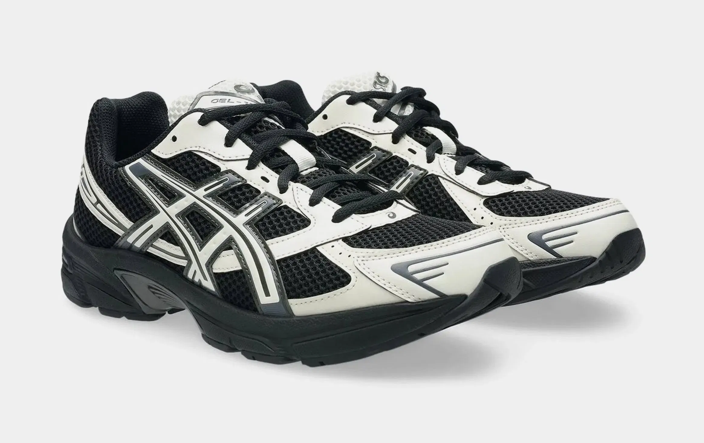 ASICS Gel 1130 Mens Running Shoes (Black/Cream)