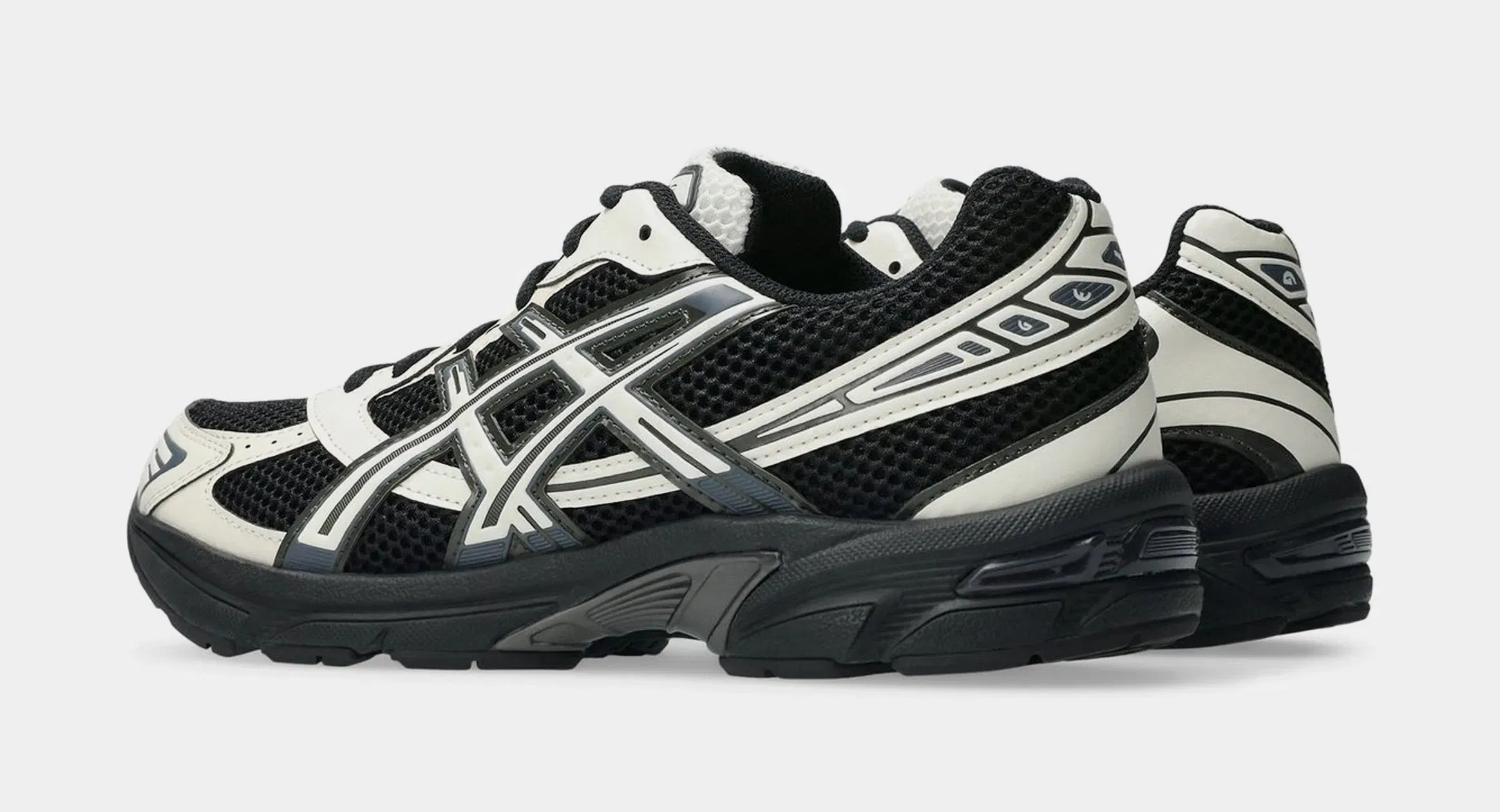 ASICS Gel 1130 Mens Running Shoes (Black/Cream)
