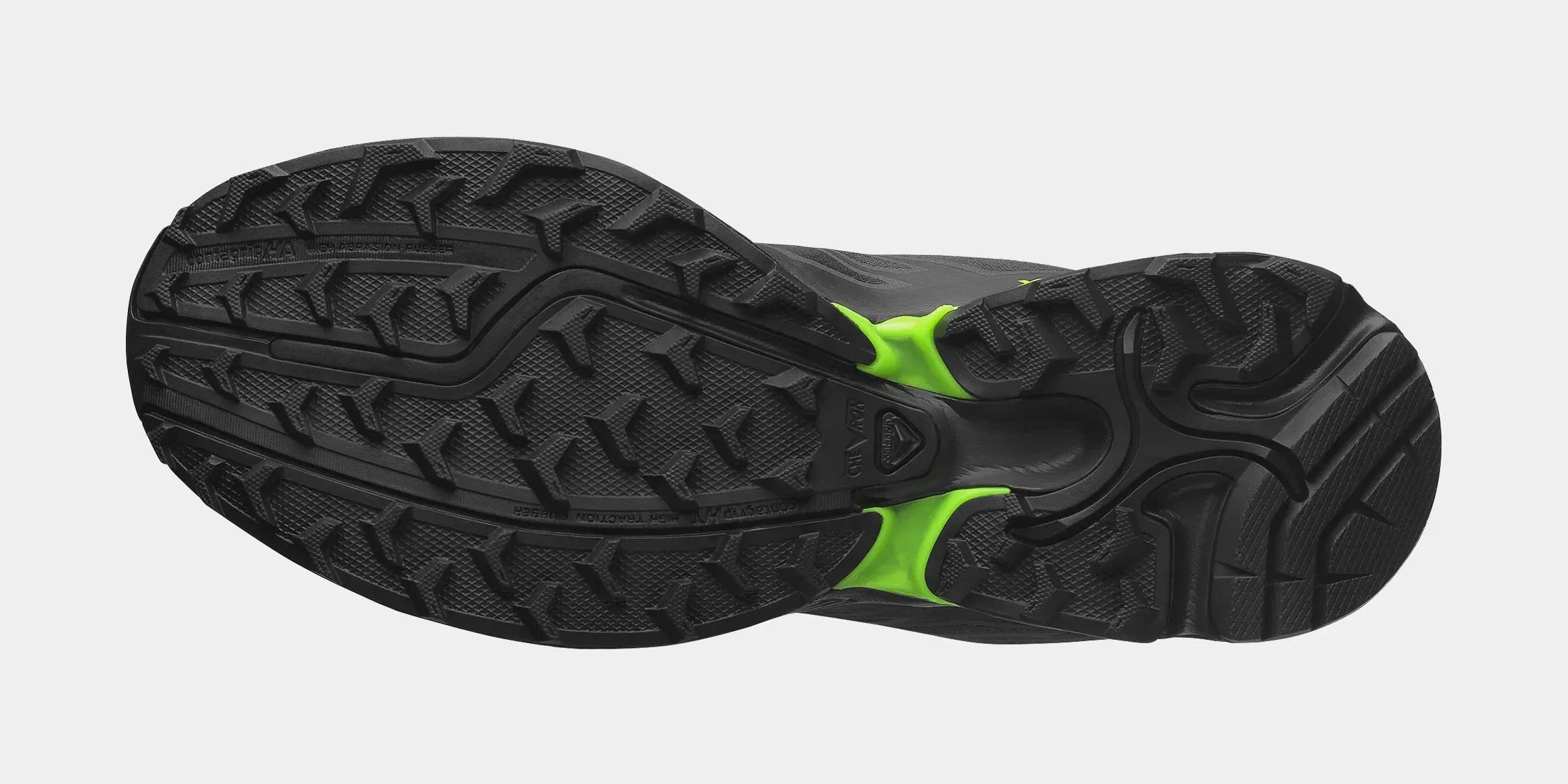 Salomon XT Pathway 2 Mens Running Shoes (Asphalt/Black/Green Gecko)