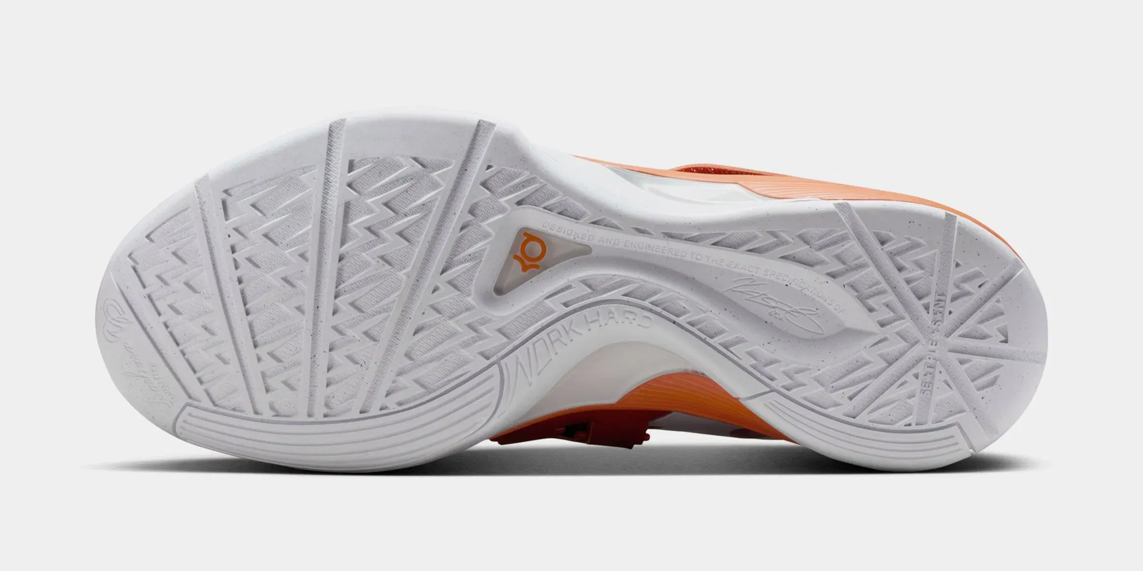 Nike Zoom KD 4 Desert Orange Mens Basketball Shoes (Desert Orange/White)