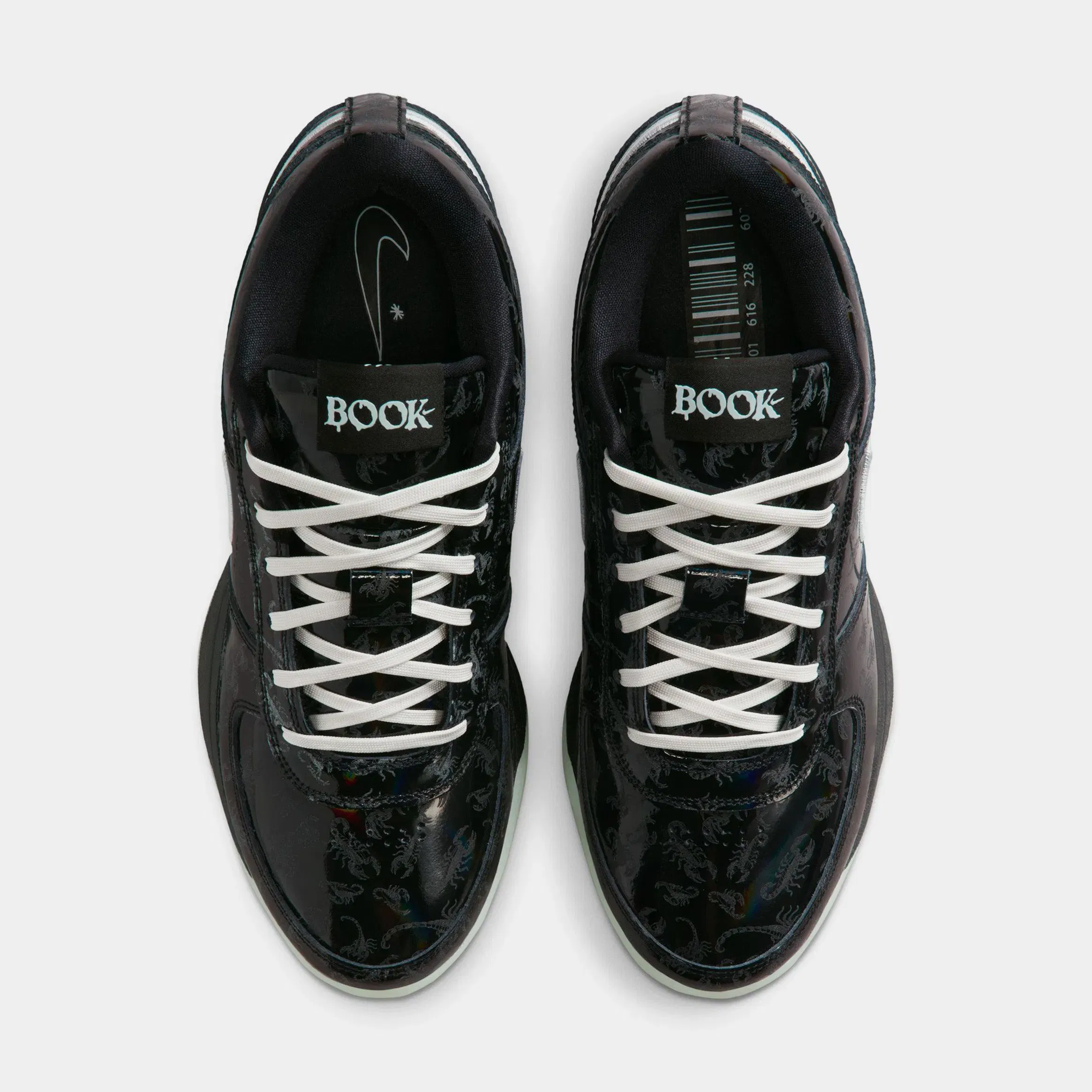 Nike Book 1 Scorpion Mens Basketball Shoes (Black/Black/White)
