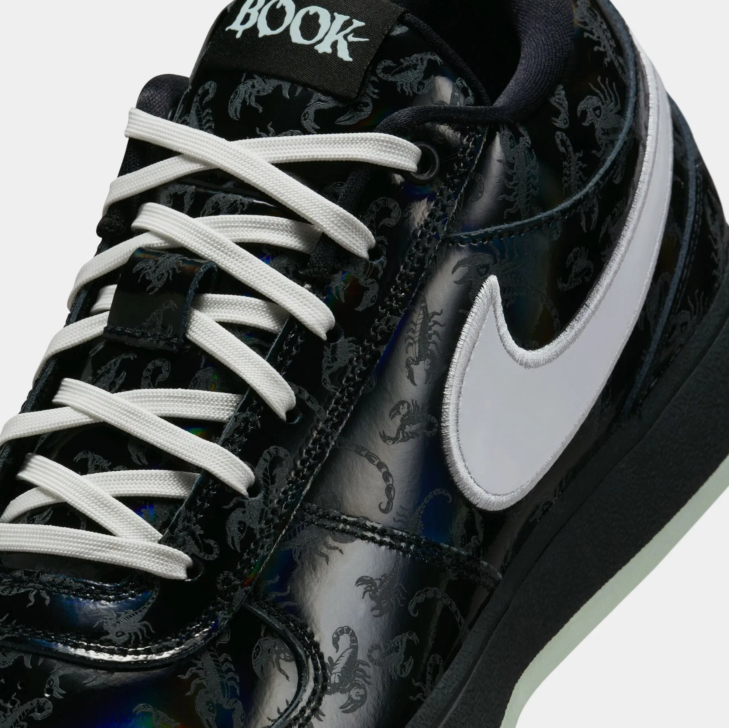 Nike Book 1 Scorpion Mens Basketball Shoes (Black/Black/White)