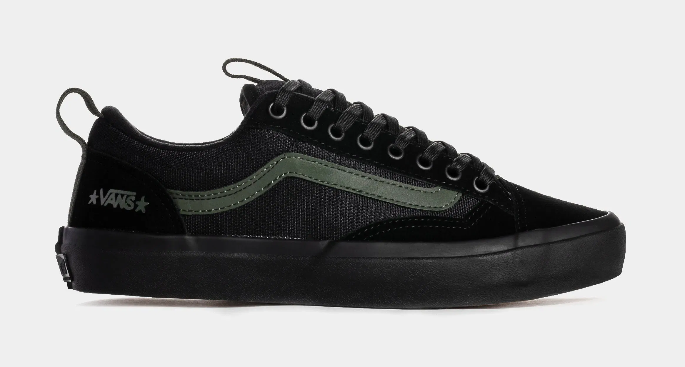 Vans Old Skool 36 Mens Skate Shoes (Atiba Black/Dark Green)