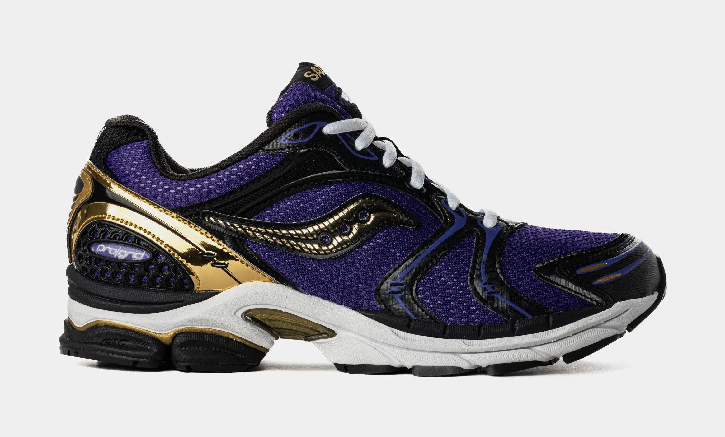 Saucony ProGrid Triumph 4 CS Mens Running Shoes (Purple/Gold)